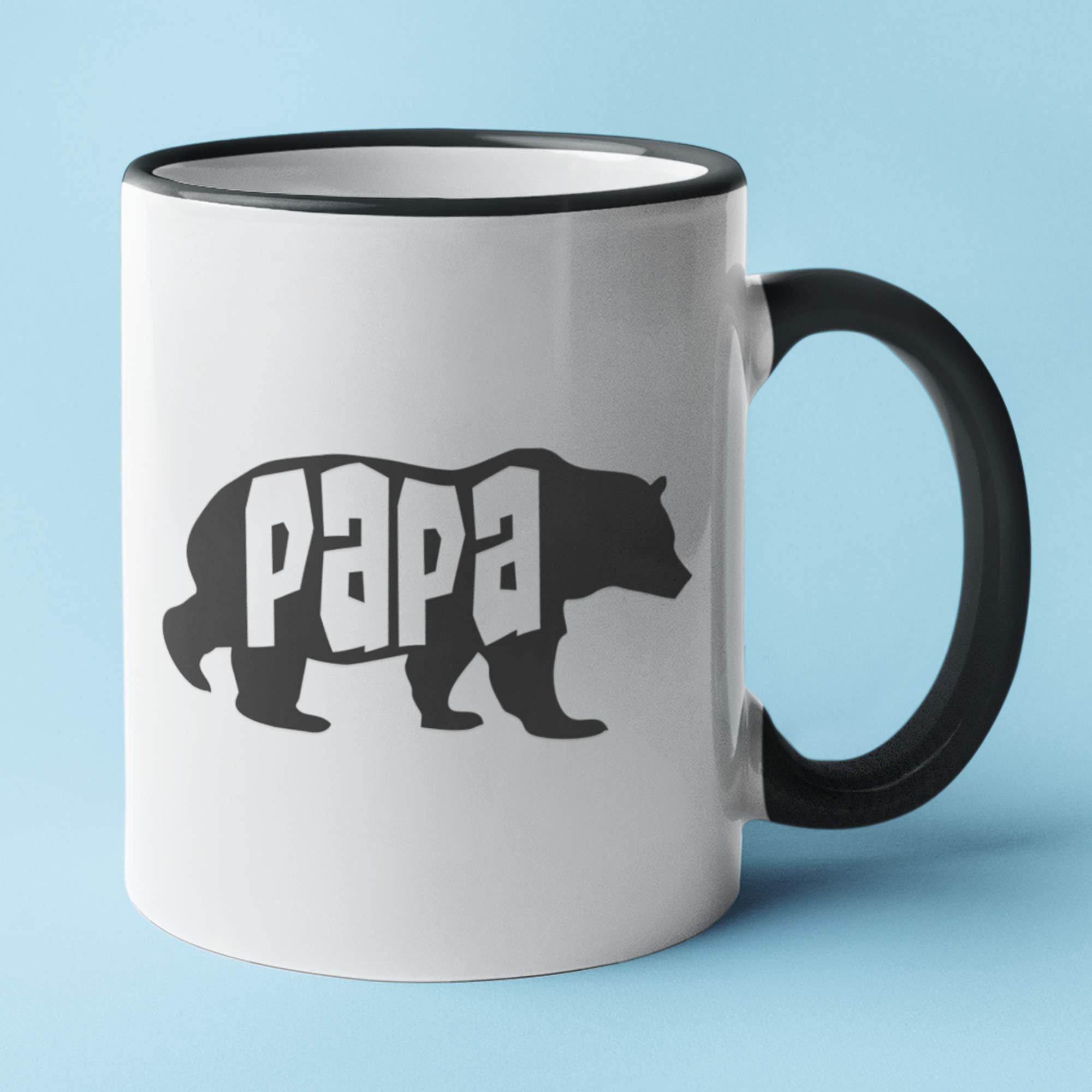 Papa Bär Tasse Geschenk - Vater Geschenkidee Spruch Becher - Kaffeetasse Vatertag Vatertagsgeschenk