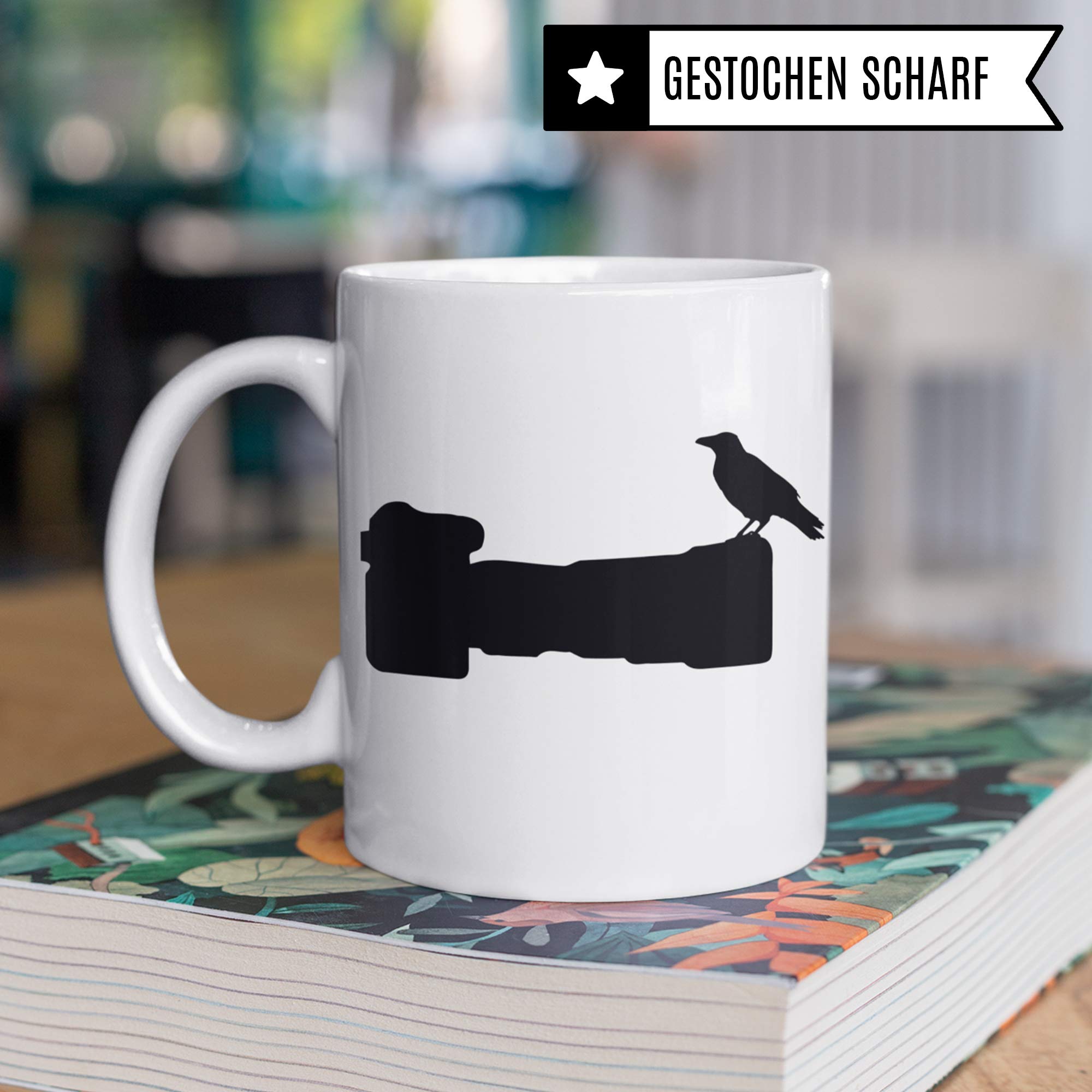 Pagma Druck Kamera Tasse, Geschenkideen für Fotografen Kaffeebecher, Fotografieren Fotografie Fotograf Objektiv Becher, Geschenke für Fotografen Kameramann Kaffeetasse