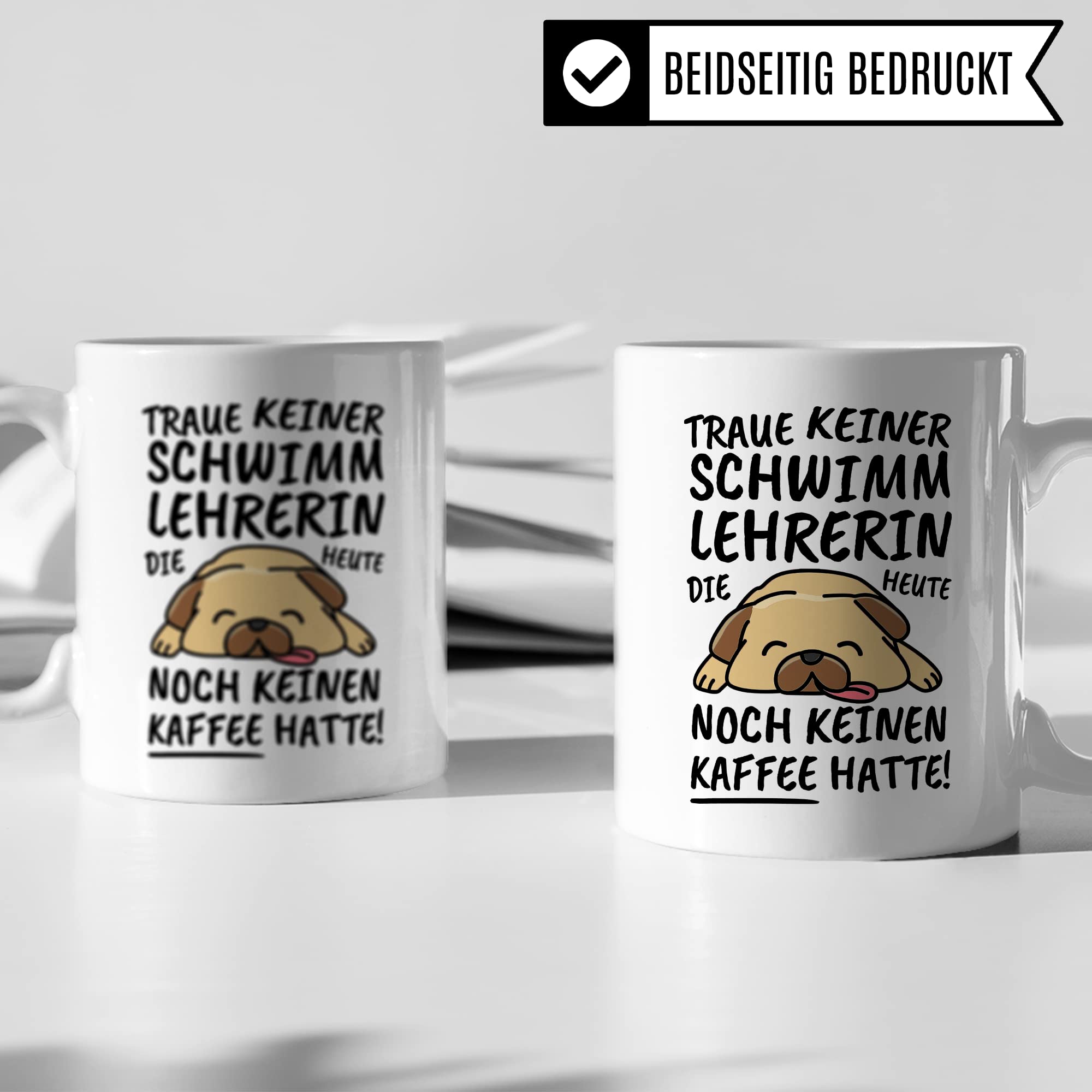 Tasse Schwimmlehrerin lustig Schwimmlehrerin Geschenk Beruf Spruch Kaffeebecher Schwimmlehrerinnen Geschenkidee Schwimmen Lehrerin Hallenbad Freibad KInder Kaffee-Tasse Teetasse Becher