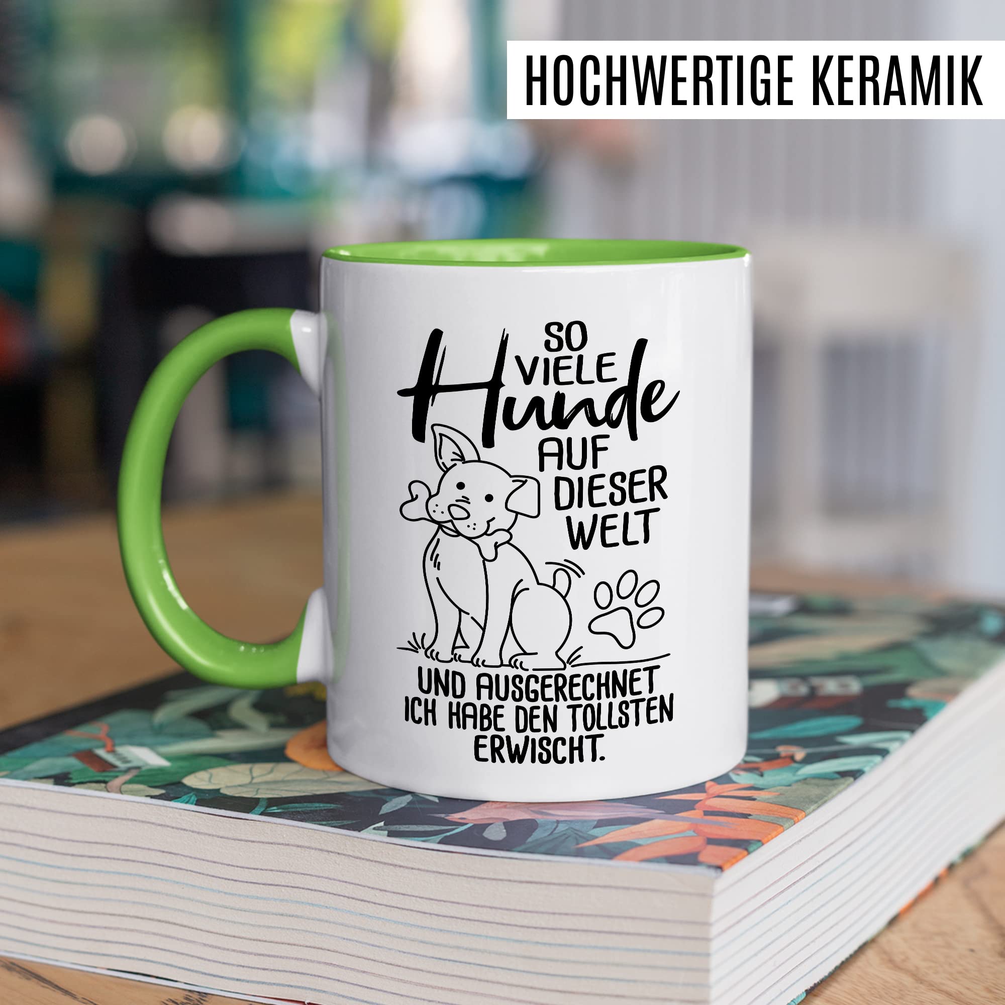 Tasse Hundebesitzer Geschenk, So viele Hunde auf dieser Welt Geschenkidee Hundehalter Kaffeetasse mit Spruch Kaffee-Becher Vierbeiner Tierfreund Hunde-Liebhaber Herrchen Frauchen