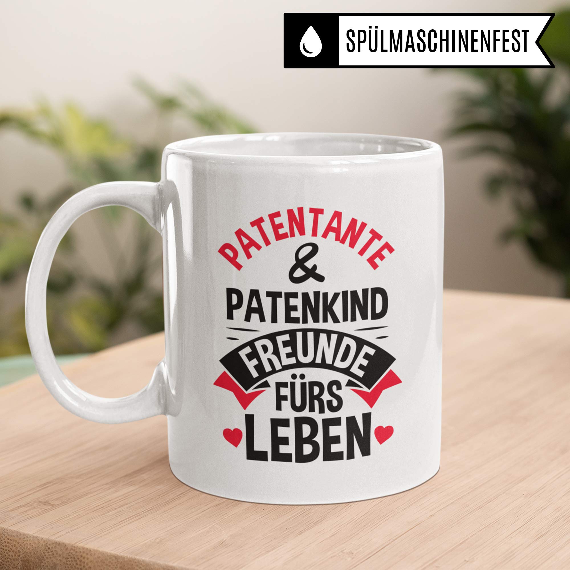 Pagma Druck Geschenk Patentante, Tasse Patentante, Patensohn Patentochter Kaffeetasse, Taufpatin Fragen Becher, Patin Taufpatin Patenkind Geschenkidee Kaffeebecher