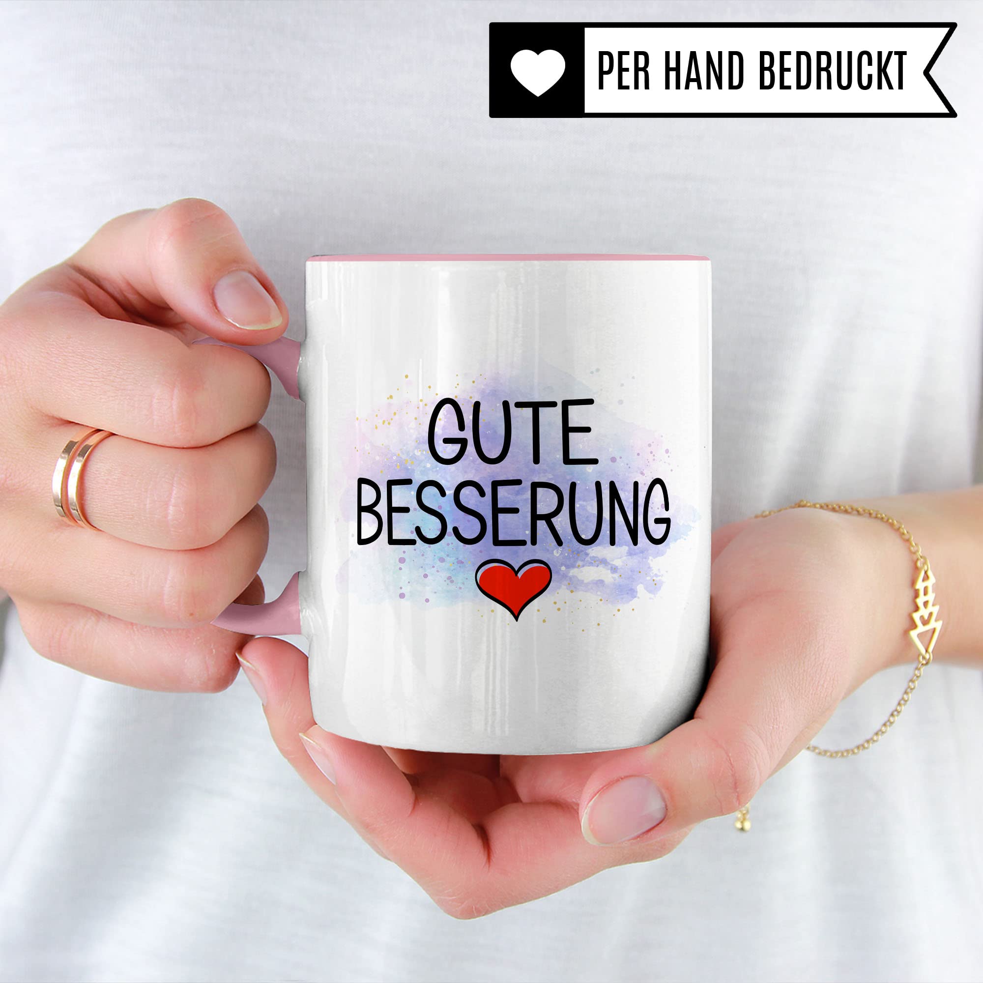 Tasse Gute Besserung Geschenke Werde schnell wieder gesund Krankenhaus-aufenthalt, schöner Spruch Geschenkidee Kaffeetasse Kaffeebecher