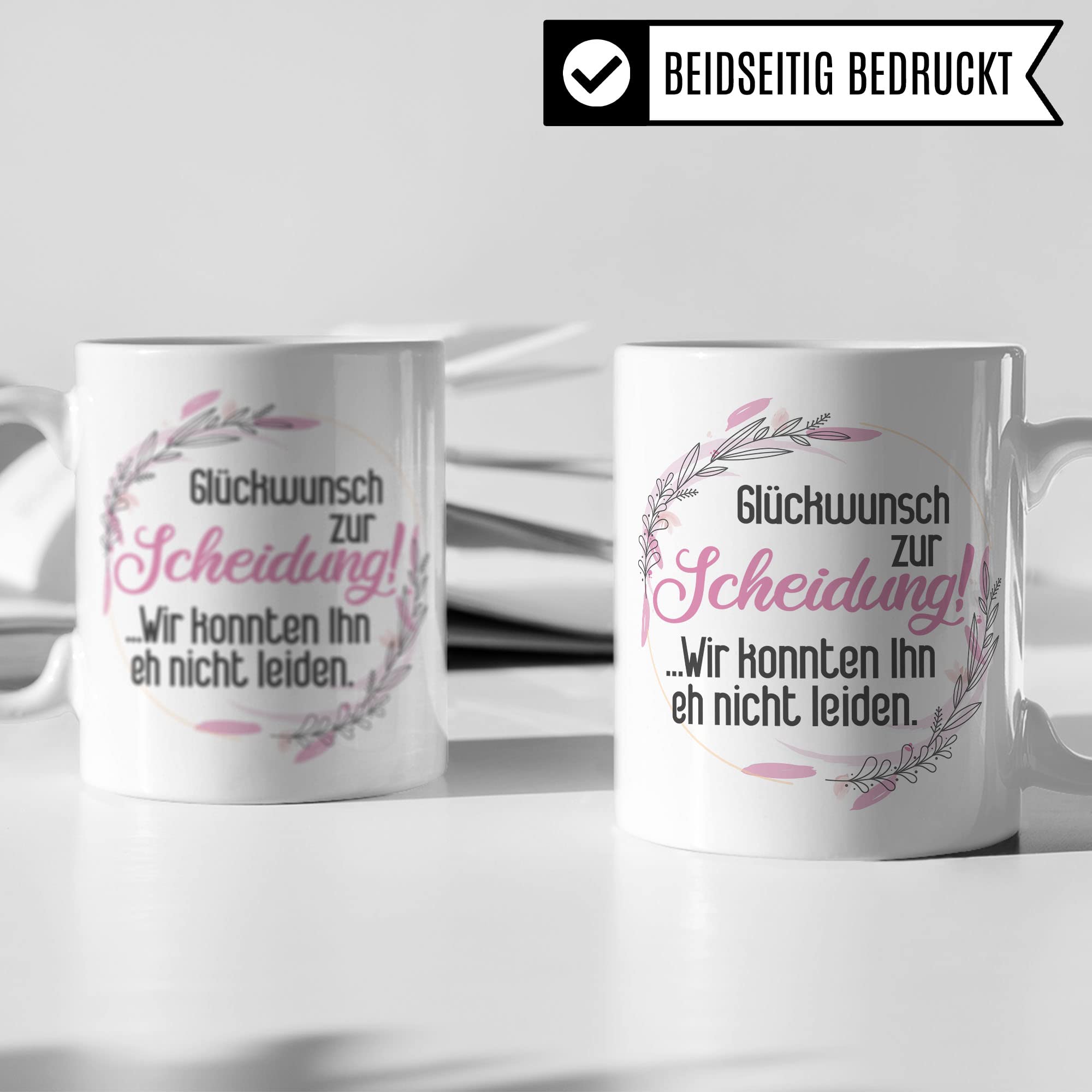 Tasse Scheidung, Glückwunsch zur Scheidung, Spruch Scheidungsparty Frau Scheidung Geschenke Frauen Trennung Kaffeetasse
