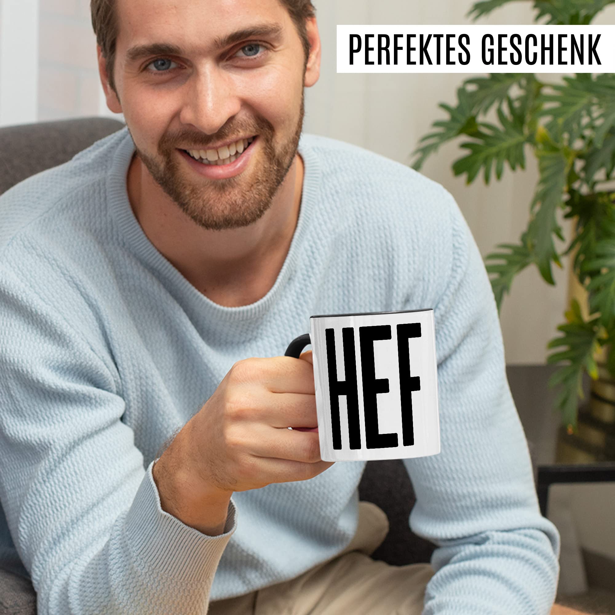 Chef Tasse Henkel coole Kaffeetasse Boss Arbeit Büro Kaffee-Becher Witz coole Bürotasse mit Griff C kreatives Geschenk Vorgesetzer Abteilungsleiter Kollege Arbeitskollege Geschenkidee Chef