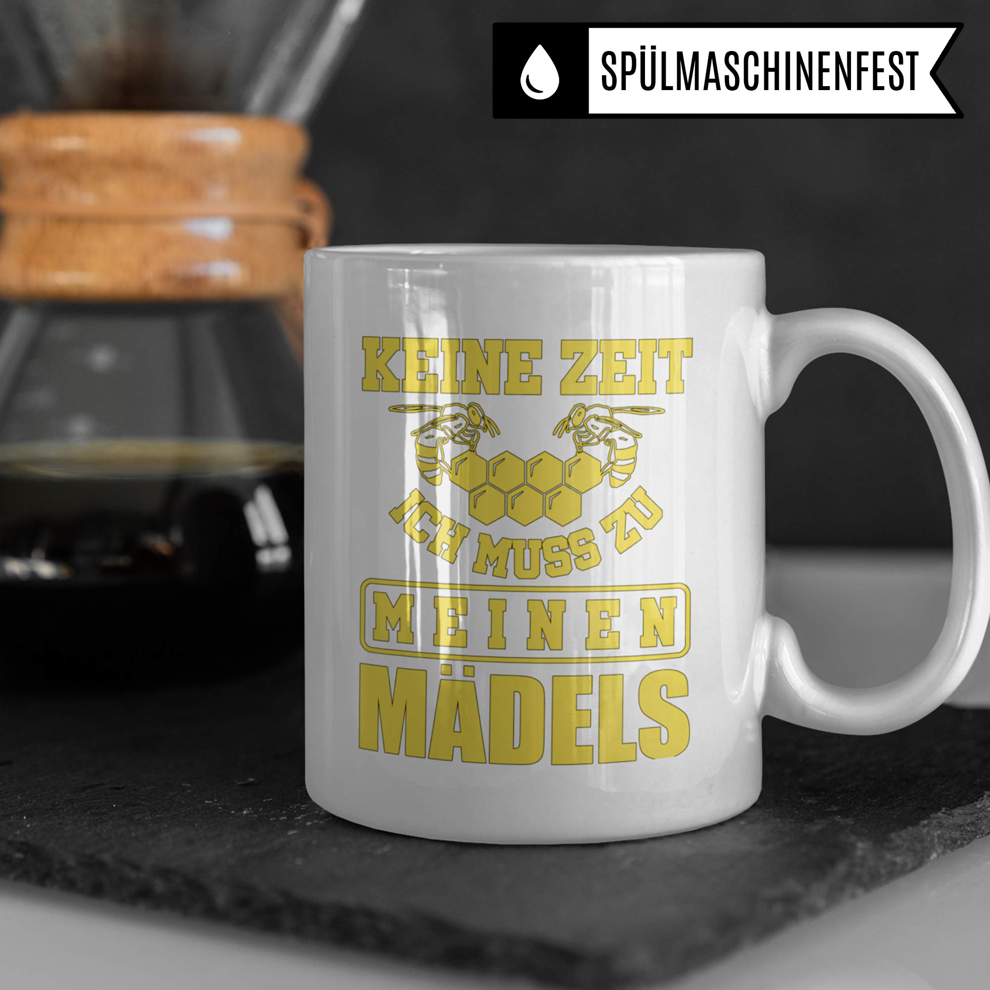 Pagma Druck Imker Tasse Biene, Geschenk für Imker Becher, Kaffeetasse Imkerei Bienen Bienenzucht Spruch, Bienenzüchter Witz Honig Imkern Honigbiene Bienenstock Kaffeebecher lustig