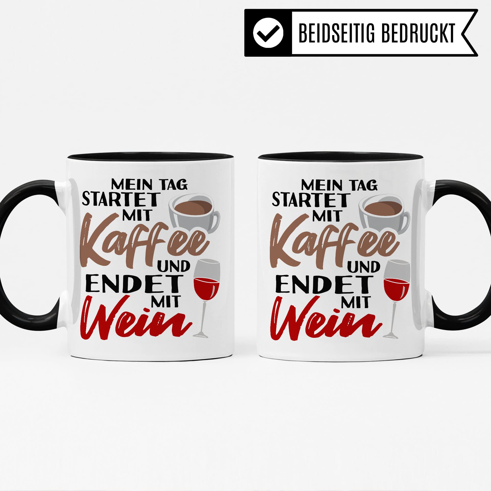 Humor Tasse Geschenkidee Kaffeetasse Witz Geschenk für Weinliebhaber Weinliebhaberin Kaffeebecher Kaffee Becher