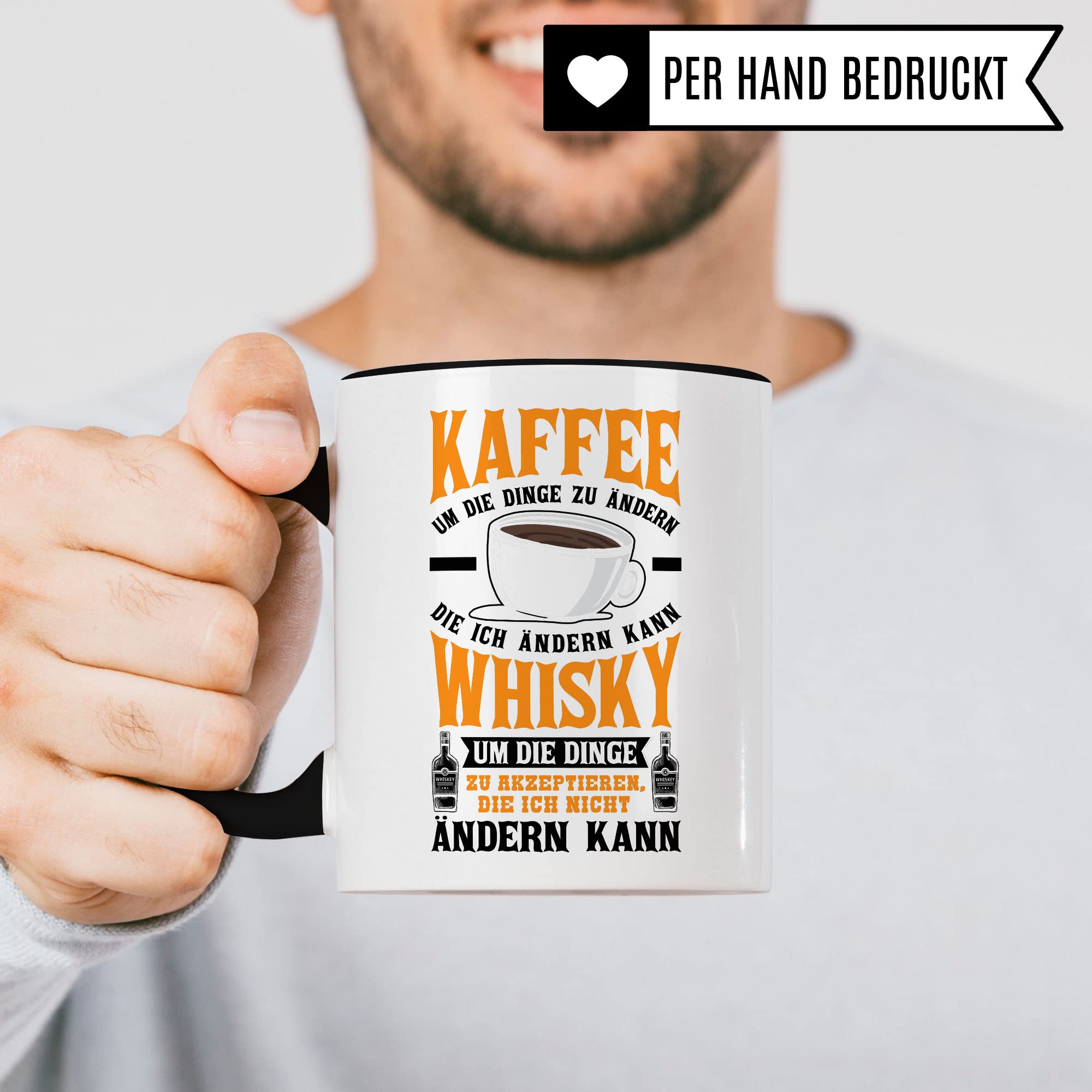 Whiskey Tasse Geschenkidee Kaffeetasse Humor Witz Geschenk für Trinker Kollege Kaffeebecher Whisky Becher