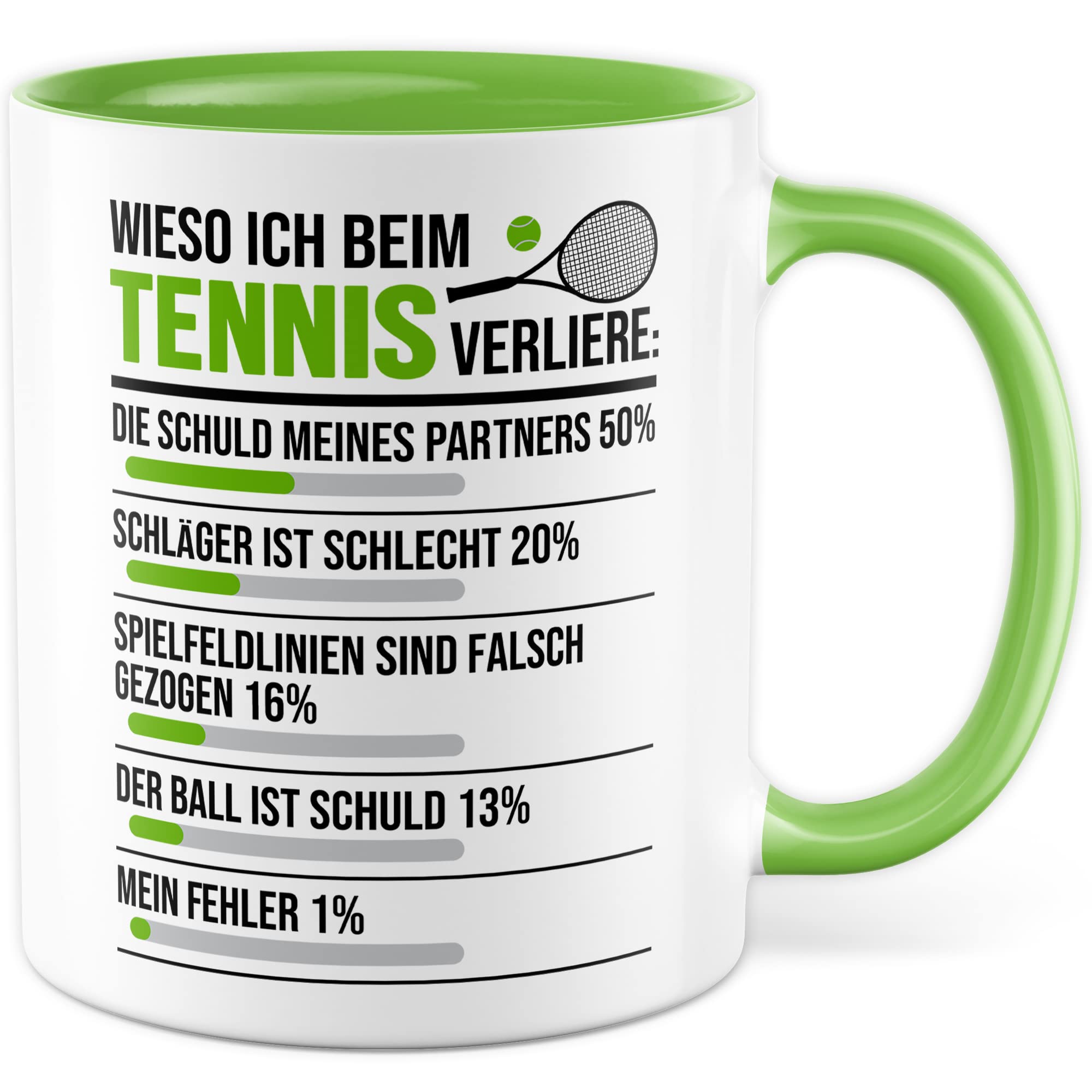Tennis Tasse, Wieso Ich beim Tennis verliere Tennis-Spruch, Geschenk Tennisspieler Tennis-Spielerin, Tennisprofi Tennisliebhaber, Geschenkidee Kaffeetasse Kollegen Spielpartner