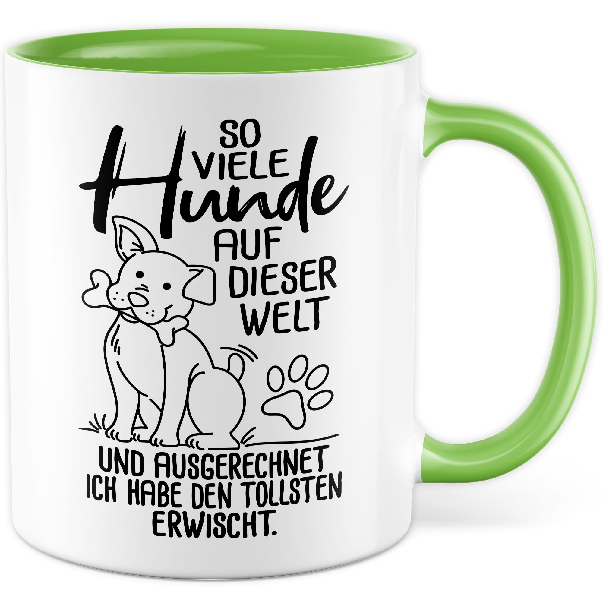 Tasse Hundebesitzer Geschenk, So viele Hunde auf dieser Welt Geschenkidee Hundehalter Kaffeetasse mit Spruch Kaffee-Becher Vierbeiner Tierfreund Hunde-Liebhaber Herrchen Frauchen