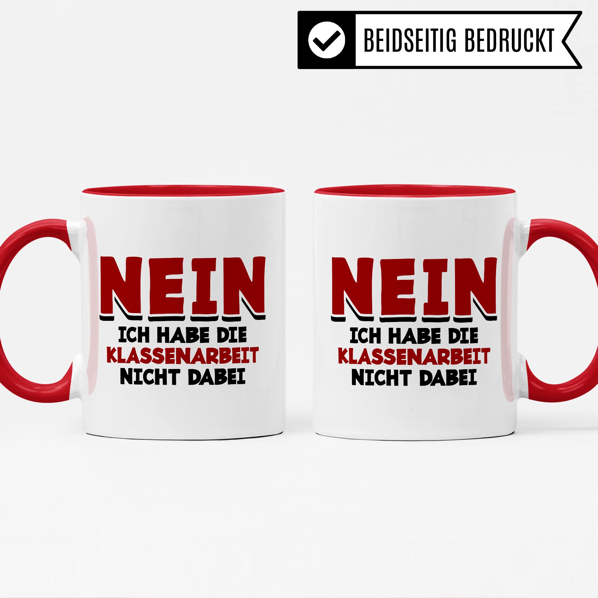 Tasse Lehrer lustig mit Spruch Geschenk-Idee Grundschule Gymnasium Realschule Mittelschule Referendar Abschied Abschiedsgeschenk Klassenarbeit Kaffee-Becher