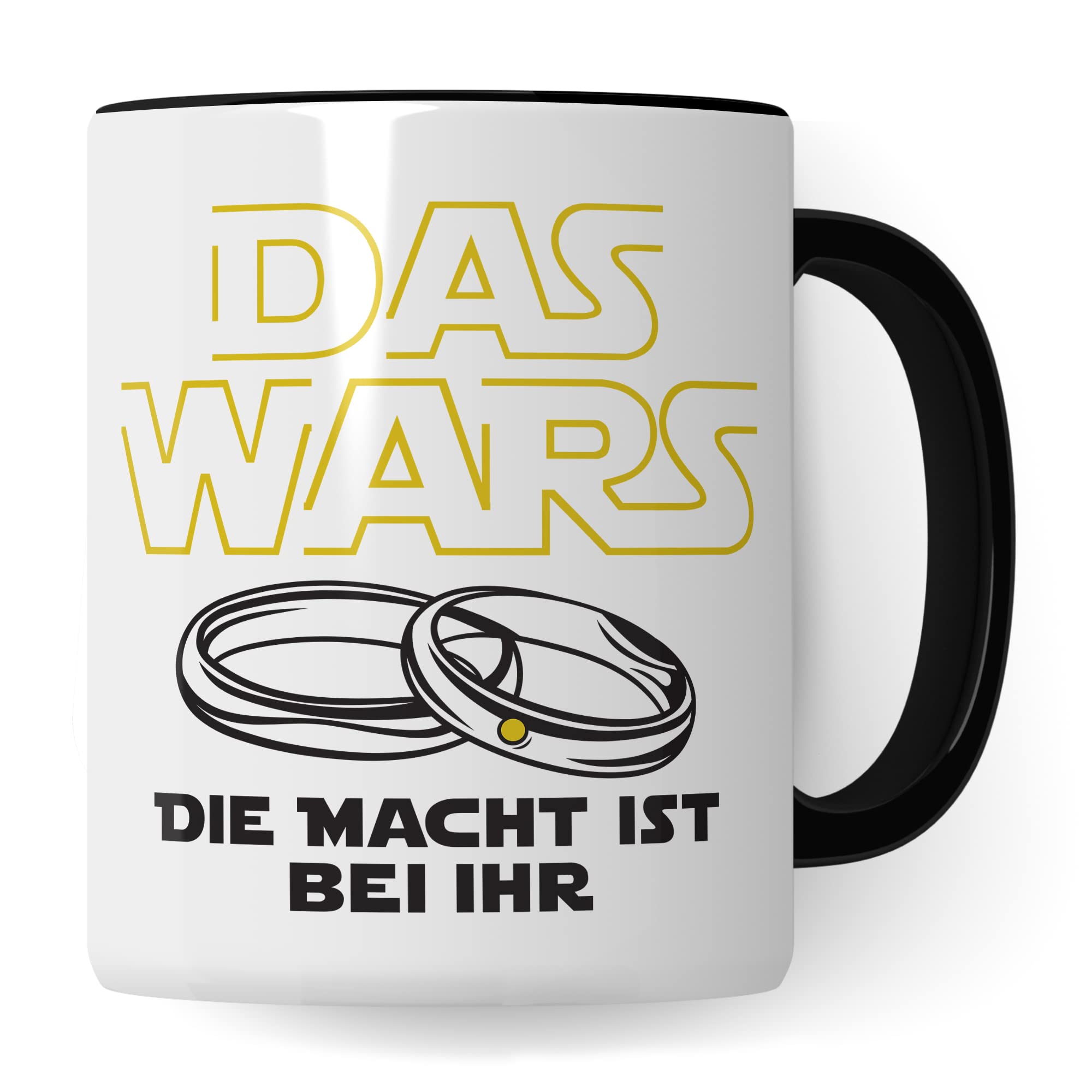 Tasse Ehemann lustig mit Spruch Geschenk Hochzeit Kaffeetasse Kaffee-Becher Hochzeits-Paar Geschenkidee Trauung Hochzeitsgeschenk Brautpaar Verlobungsgeschenk schwarzer Humor