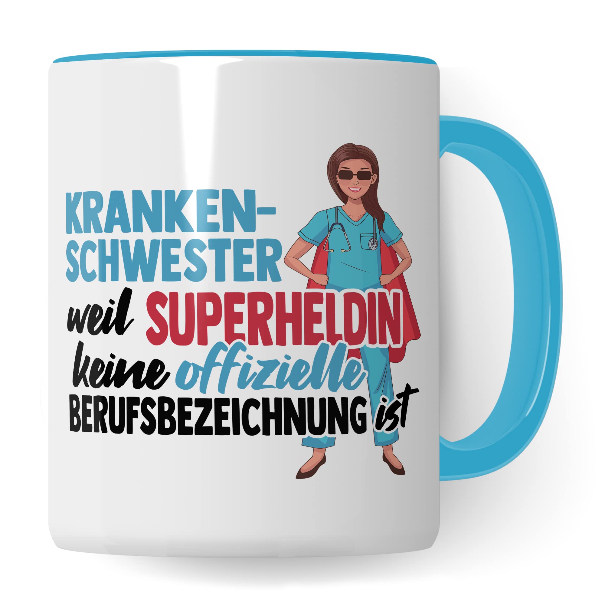 MFA Tasse, MFA - weil Superheldin keine offizielle Berufsbezeichnung ist, Krankenschwester Geschenk, Arzthelfer Tasse Medizinische Fachangestellte Arzthelferin Kaffee-Becher