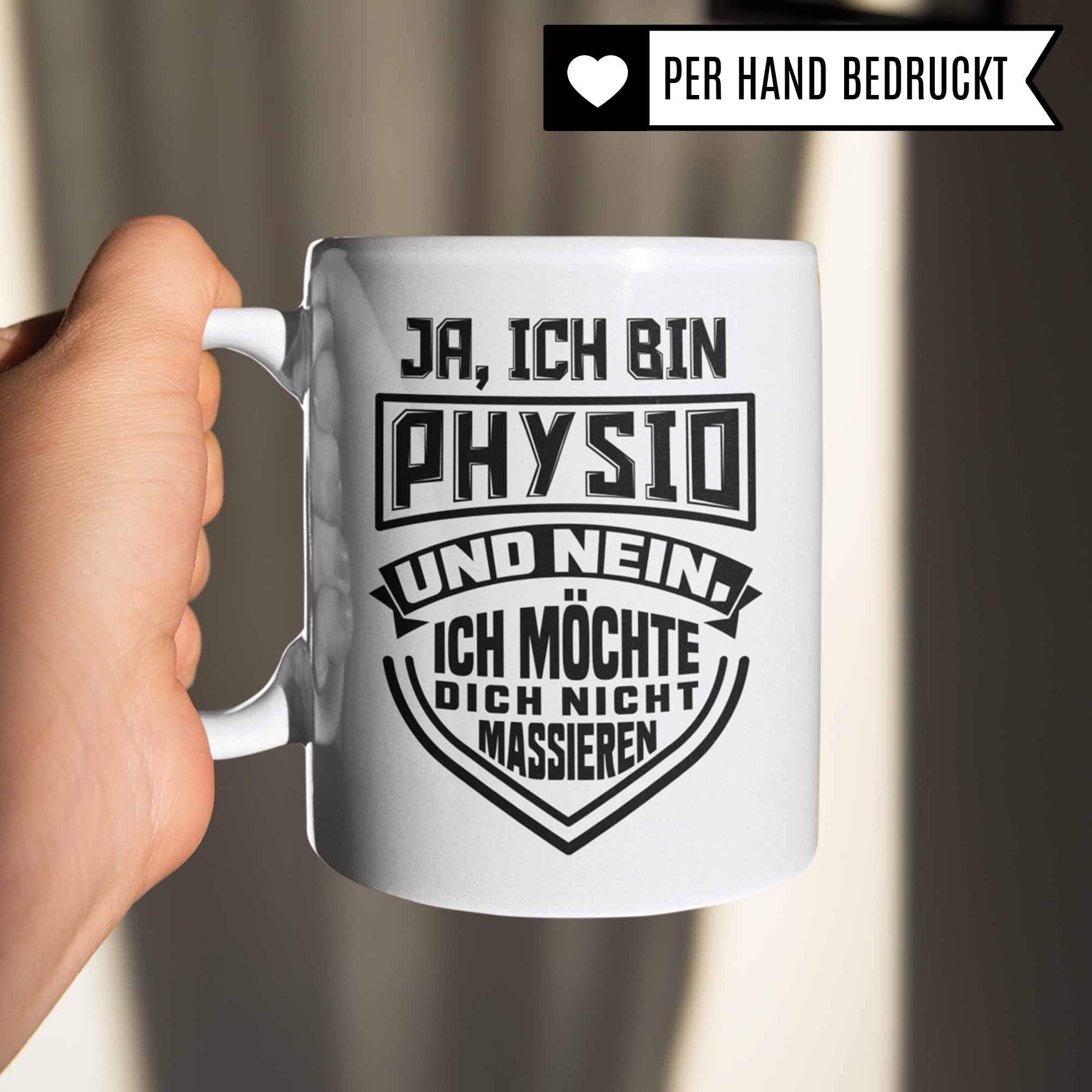 Pagma Druck Physiotherapie Tasse, Physiotherapeuten Geschenke Kaffeetasse Spruch, Physio Physiotherapeutin, Krankengymnastik Physiotherapeuten Geschenkidee Becher