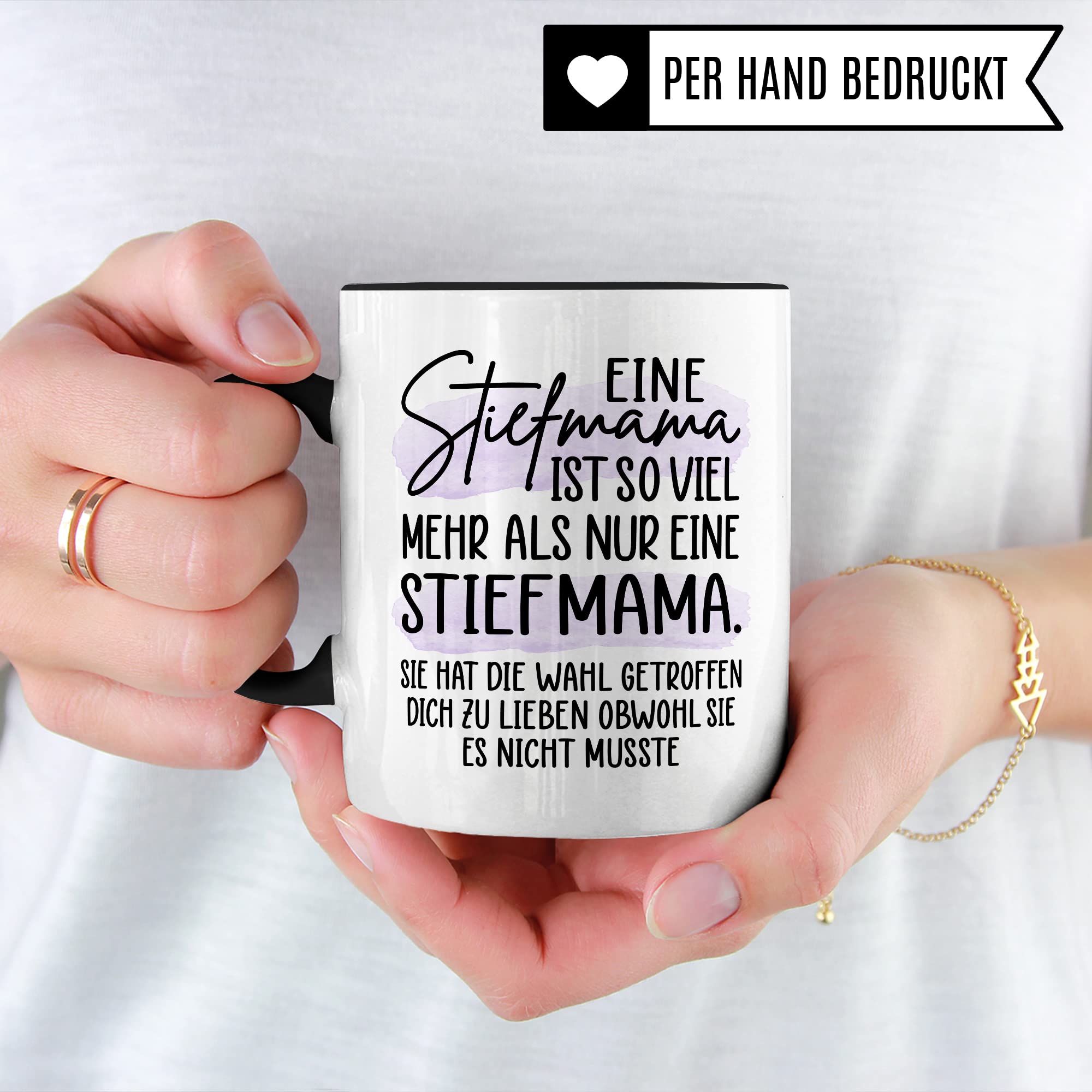 Tasse Stiefmutter Geschenk, Eine Stiefmama ist so viel mehr als nur eine Stiefmama Geschenkidee Kaffee-Becher Tasse mit Spruch Kaffeetasse Stiefmutter Ziehmutter