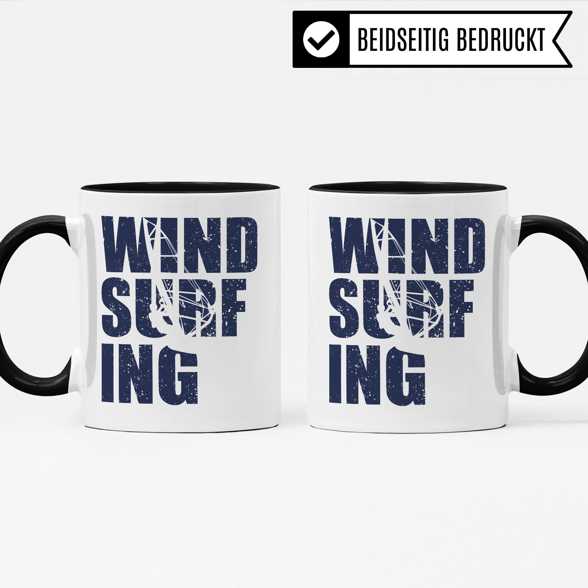 Windsurf Tasse Geschenkidee Kaffeetasse Geschenk für Windsurfer Kaffeebecher Surf Becher