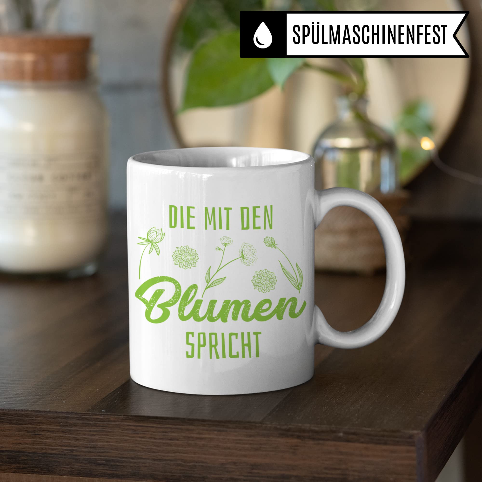 Garten Tasse, Garten Geschenk, Kaffebecher mit Spruch lustig, Kaffeetasse Humor Witz Geschenkidee für Gärtnerin, Hobbygärtnerin Gartenarbeit Teetasse