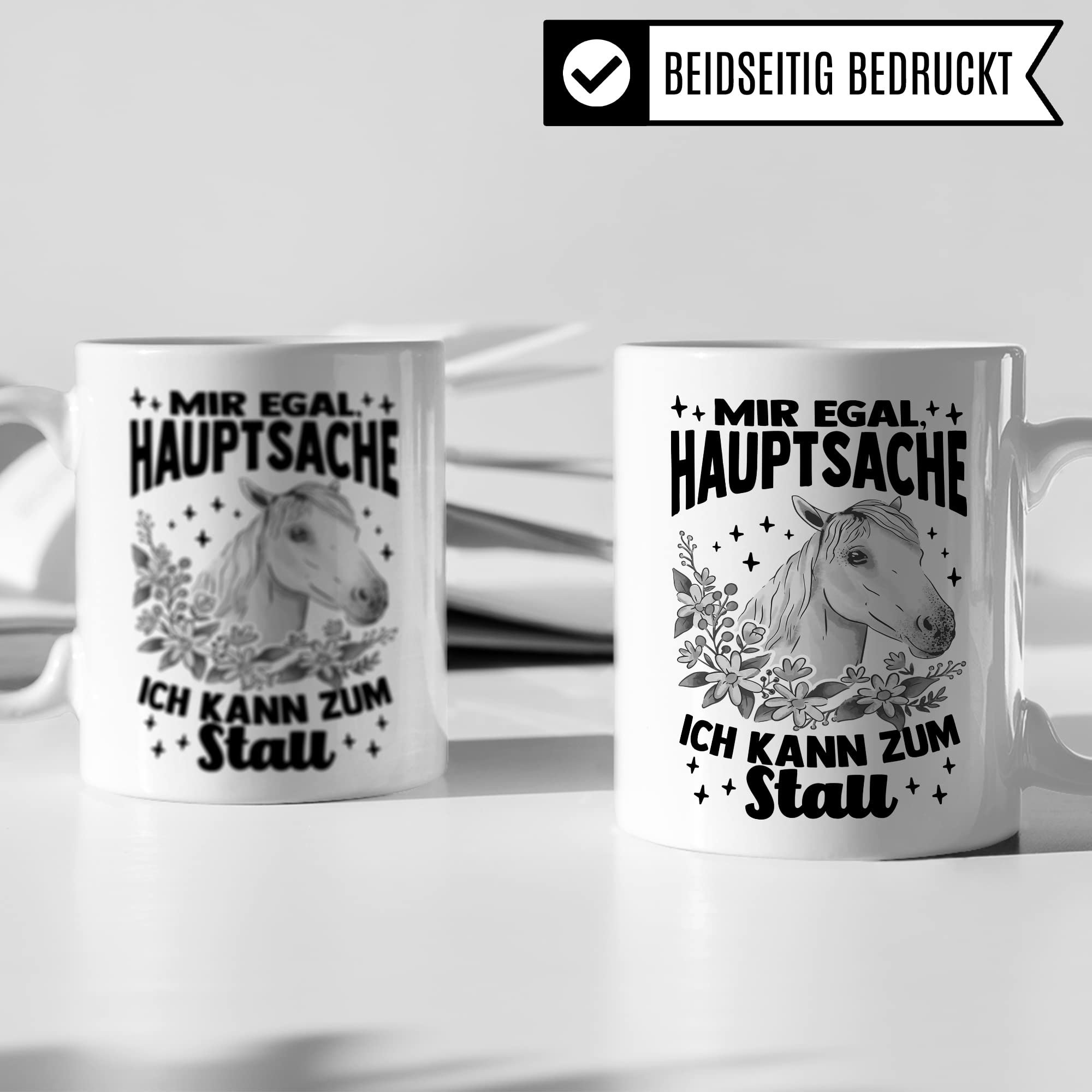 Tasse Pferd Stall Pferde Kaffeetasse Reiterin Kaffee-Becher Reiten bester Freund Vierbeiner Teetasse Pferdemädchen Stallmädchen Pferdeliebhaber Geschenk Geschenkidee Reiter