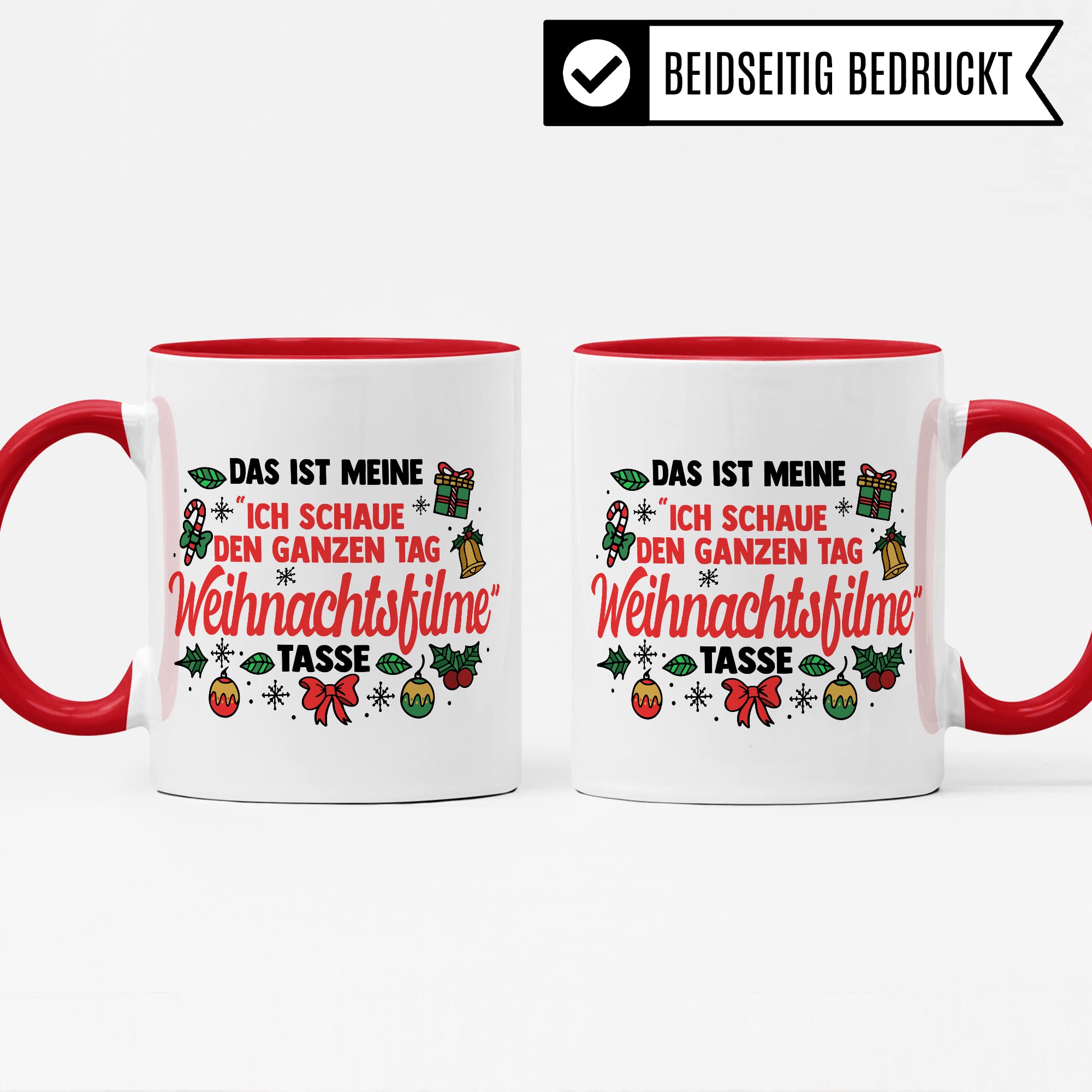 Weihnachten Tasse Weihnachts-Filme Kaffee-Becher Teetasse Christmas Glühweintasse Geschenk Geschenkidee Frohe Weihnachten Winter Kaffeetasse Fest Winter weihnachtlich X-Mas Advent Freundin Kollegin
