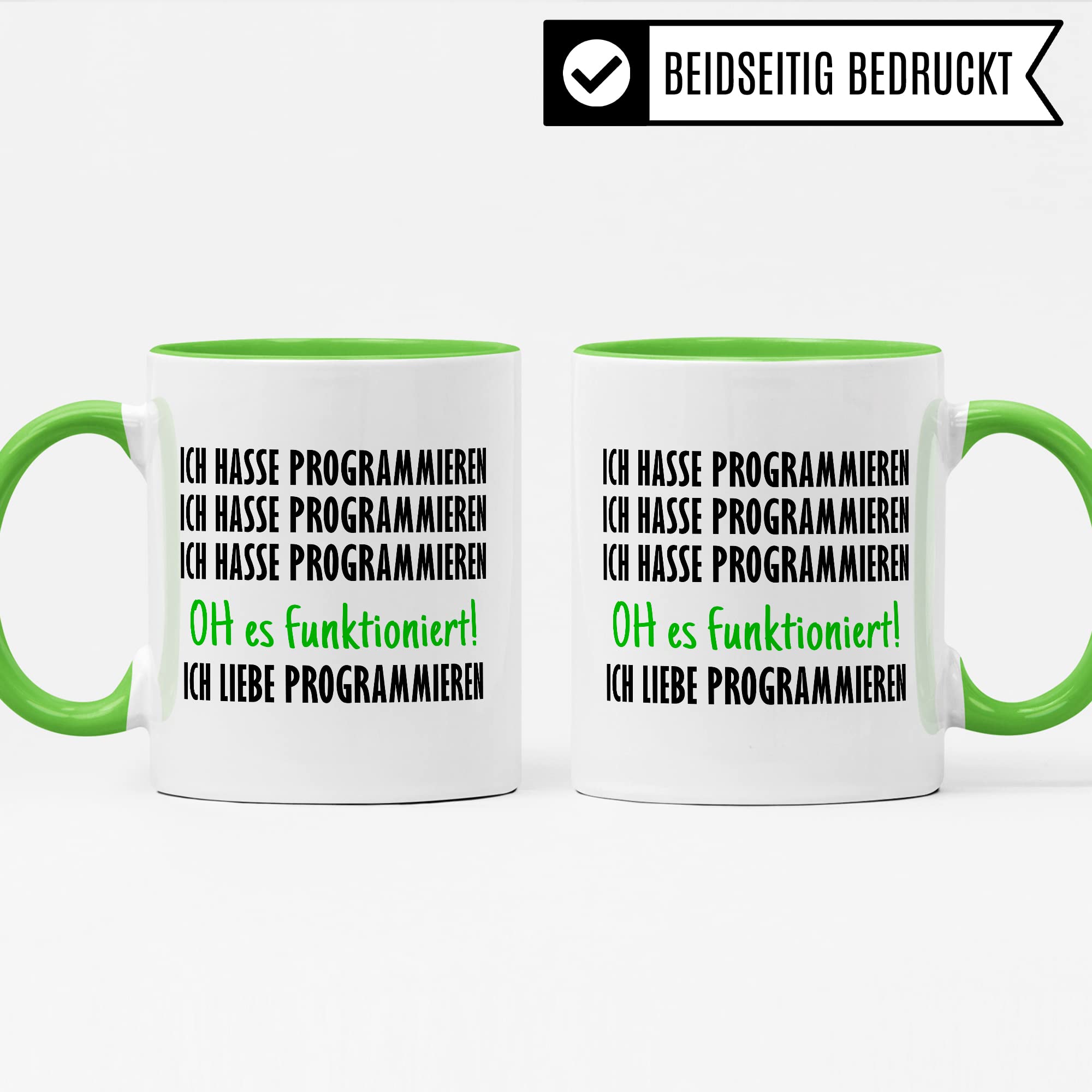 Programmieren Tasse Informatiker Kaffeetasse Informatikstudent Kaffee-Becher lustig Geschenk Sarkasmus Geschenkidee Programmierer