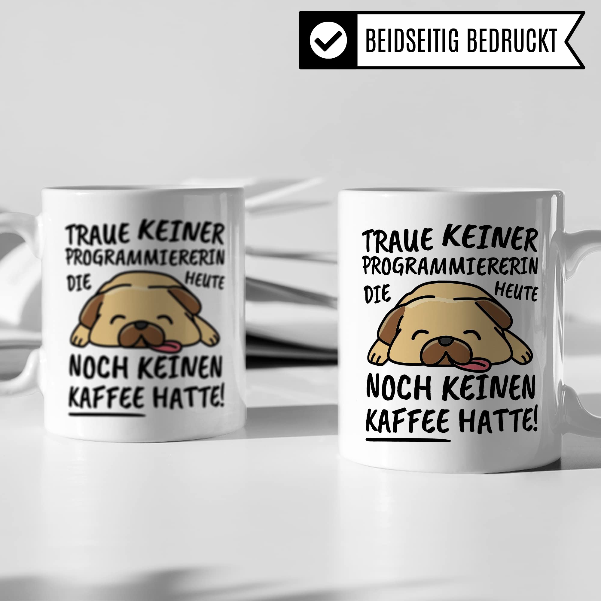 Tasse Programmiererin lustig Programmiererin Geschenk Beruf Spruch Kaffeebecher Programmiererinnen Geschenkidee Coder Coderin Softwareentwicklerin Kaffee-Tasse Teetasse Becher