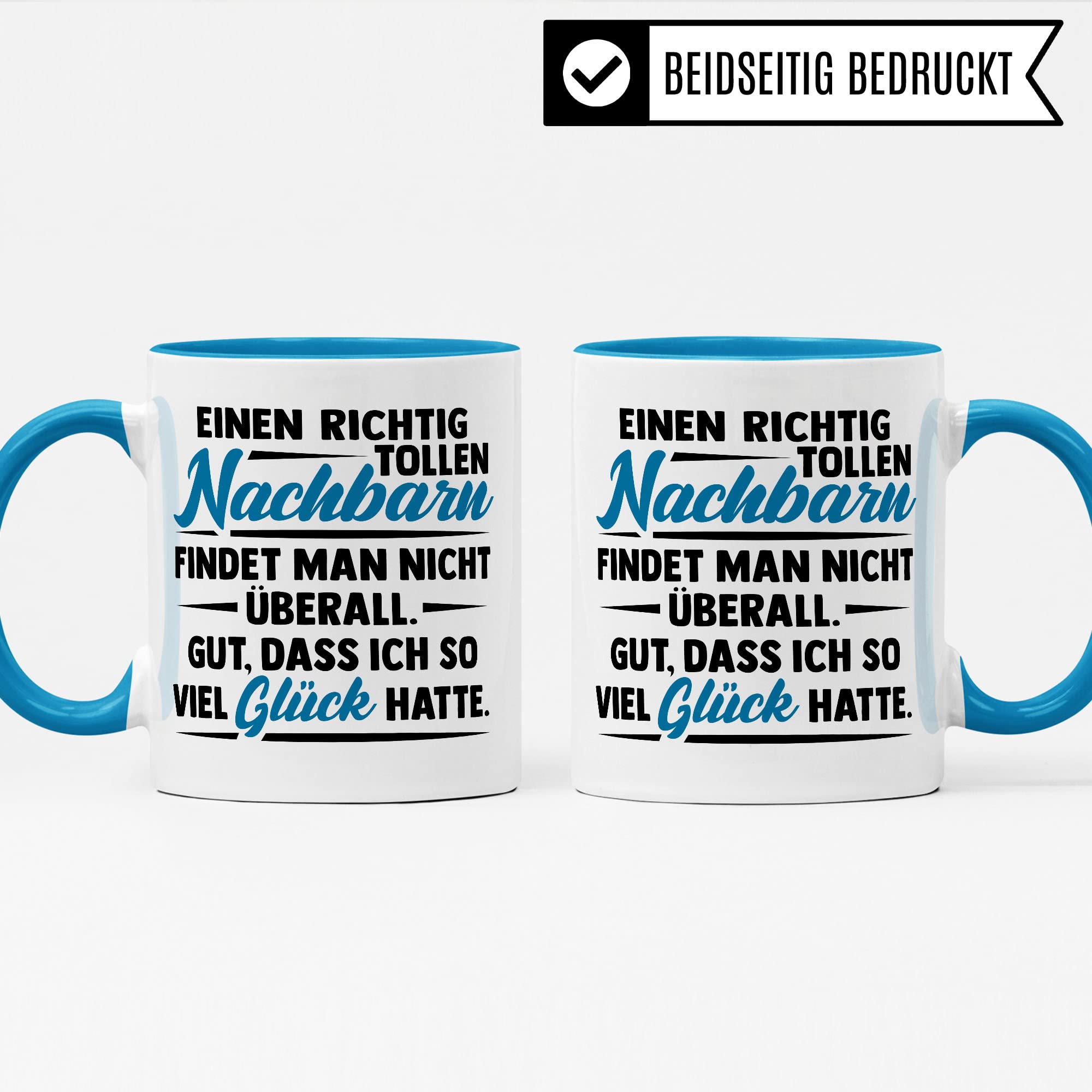 Tasse Nachbar, Nachbar Geschenk lustig Geburtstag Abschied, Kaffeetasse Nachbarschaft Nachbarin Freunde, Nachbarschaftsgeschenke Kaffee-Becher