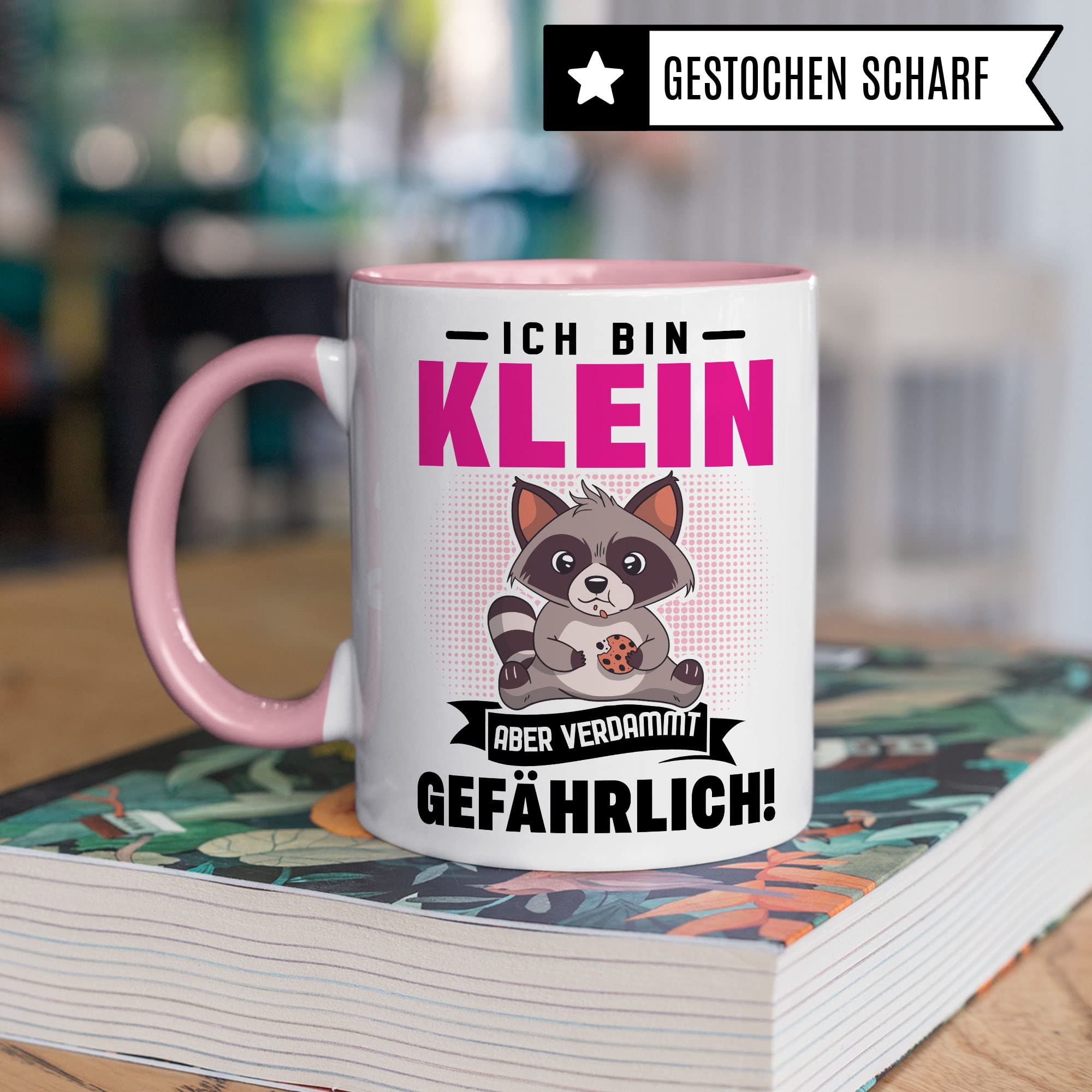 Kinder Tasse Geschenkidee Einschulung Kakaotasse Humor Witz Geschenk für Kleine Menschen Kaffeetasse Kindergarten Kakaobecher