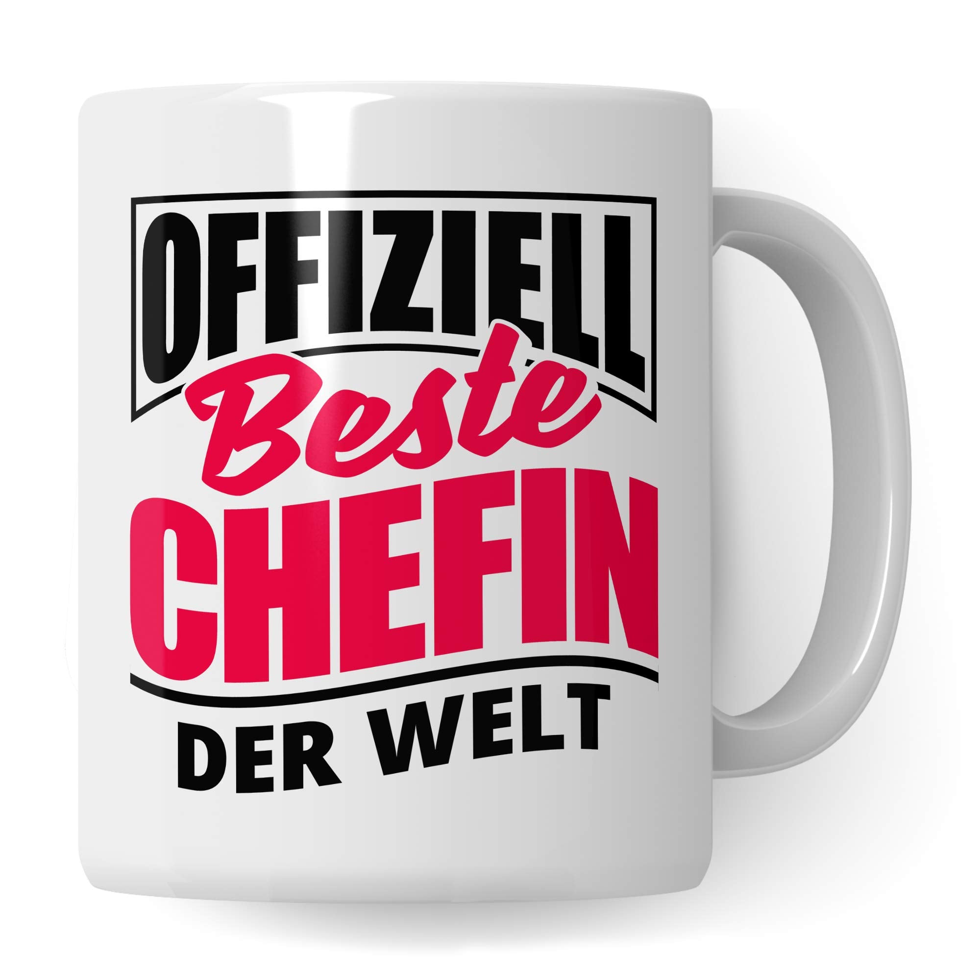 Pagma Druck Geschenk Chefin Tasse, Geschenkideen für Chefin, Beste Chefin der Welt Kaffeetasse, Kaffeebecher Vorgesetzte Leiterin Boss Frauen, Becher Abschied Geburtstag Weihnachten Büro