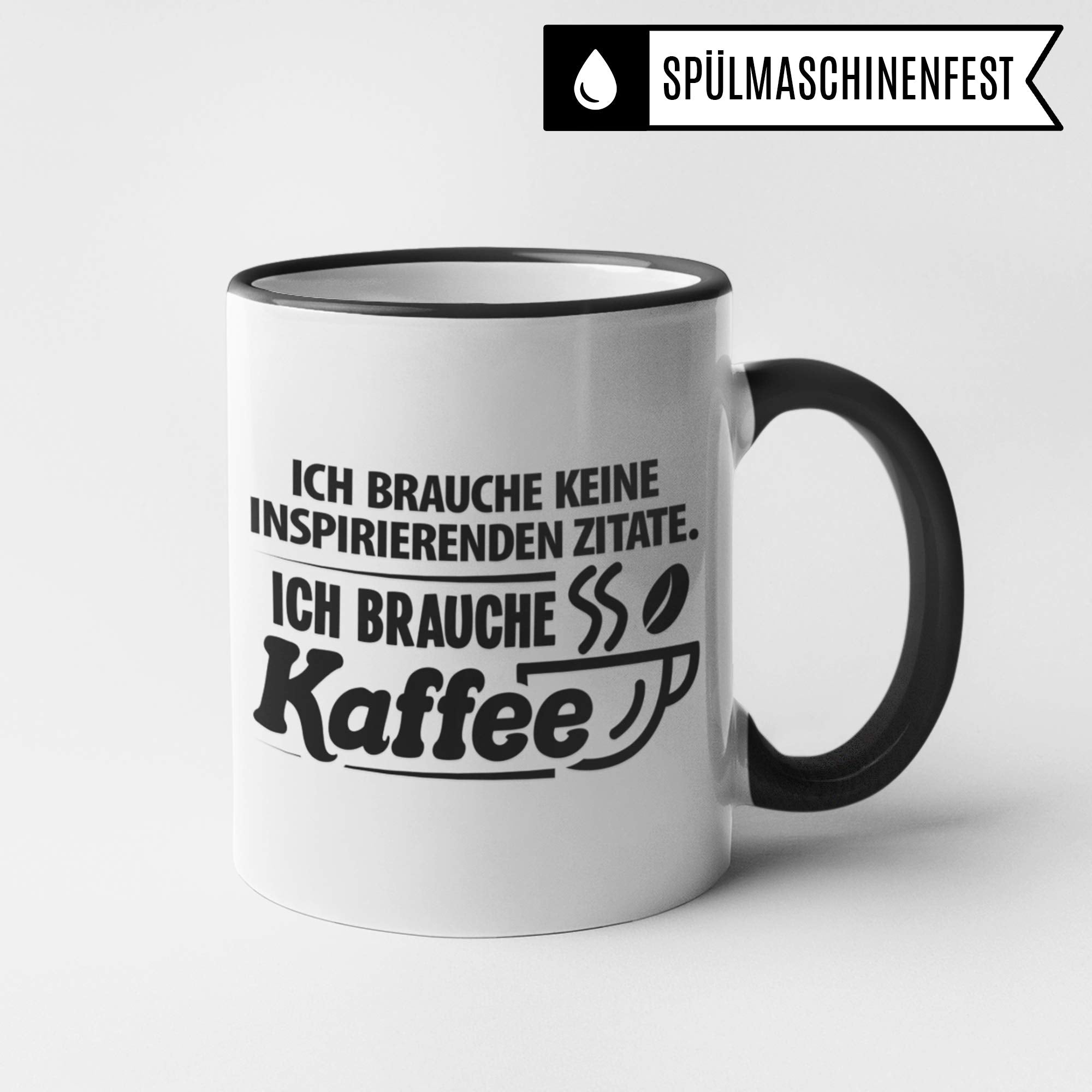 Kaffee Geschenk, Tasse mit Spruch Kaffee, Kaffeetasse Spruch lustig Geschenkidee, Morgenmuffel Koffein Büro lustig, Arbeit Kaffeeliebhaber Kaffeetrinker Kaffeebecher