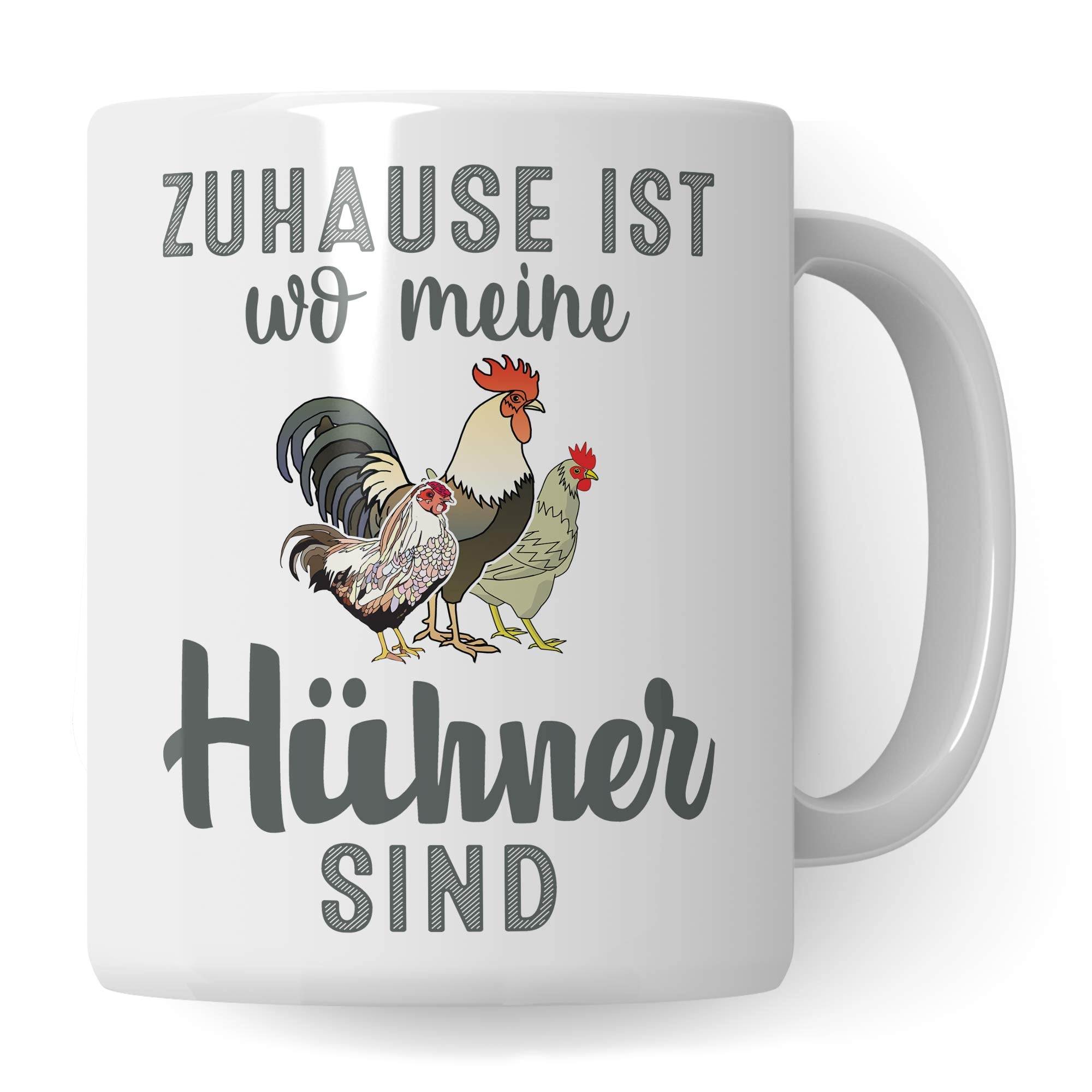 Pagma Druck Hühner Tasse lustig, Huhn Becher Geschenkidee, Hühner Geschenk Kaffeetasse für Hühnerhalter, Hühnerstall Spruch Bauernhof Haushuhn Hühnerhaltung Motiv Kaffeebecher