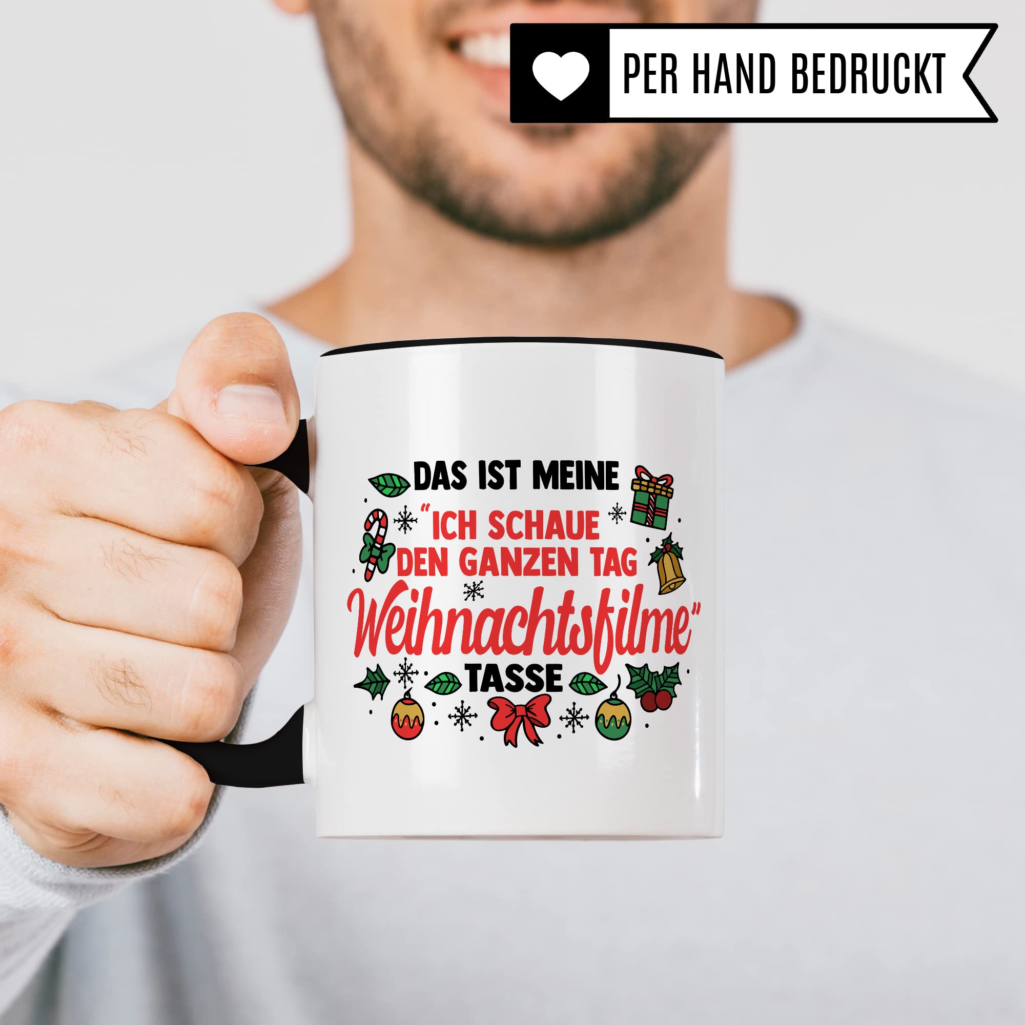Weihnachten Tasse Weihnachts-Filme Kaffee-Becher Teetasse Christmas Glühweintasse Geschenk Geschenkidee Frohe Weihnachten Winter Kaffeetasse Fest Winter weihnachtlich X-Mas Advent Freundin Kollegin