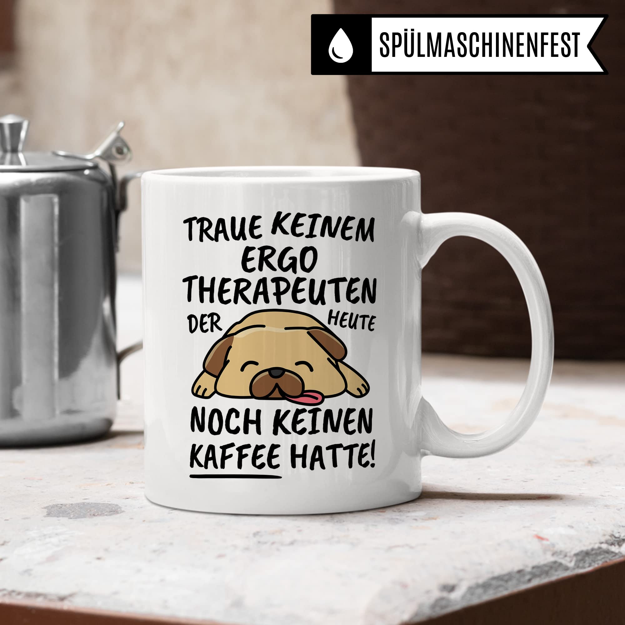 Tasse Ergotherapeut lustig Ergotherapeut Geschenk Beruf Spruch Kaffeebecher Ergotherapeuten Geschenkidee Ergotherapie Kaffee-Tasse Teetasse Becher