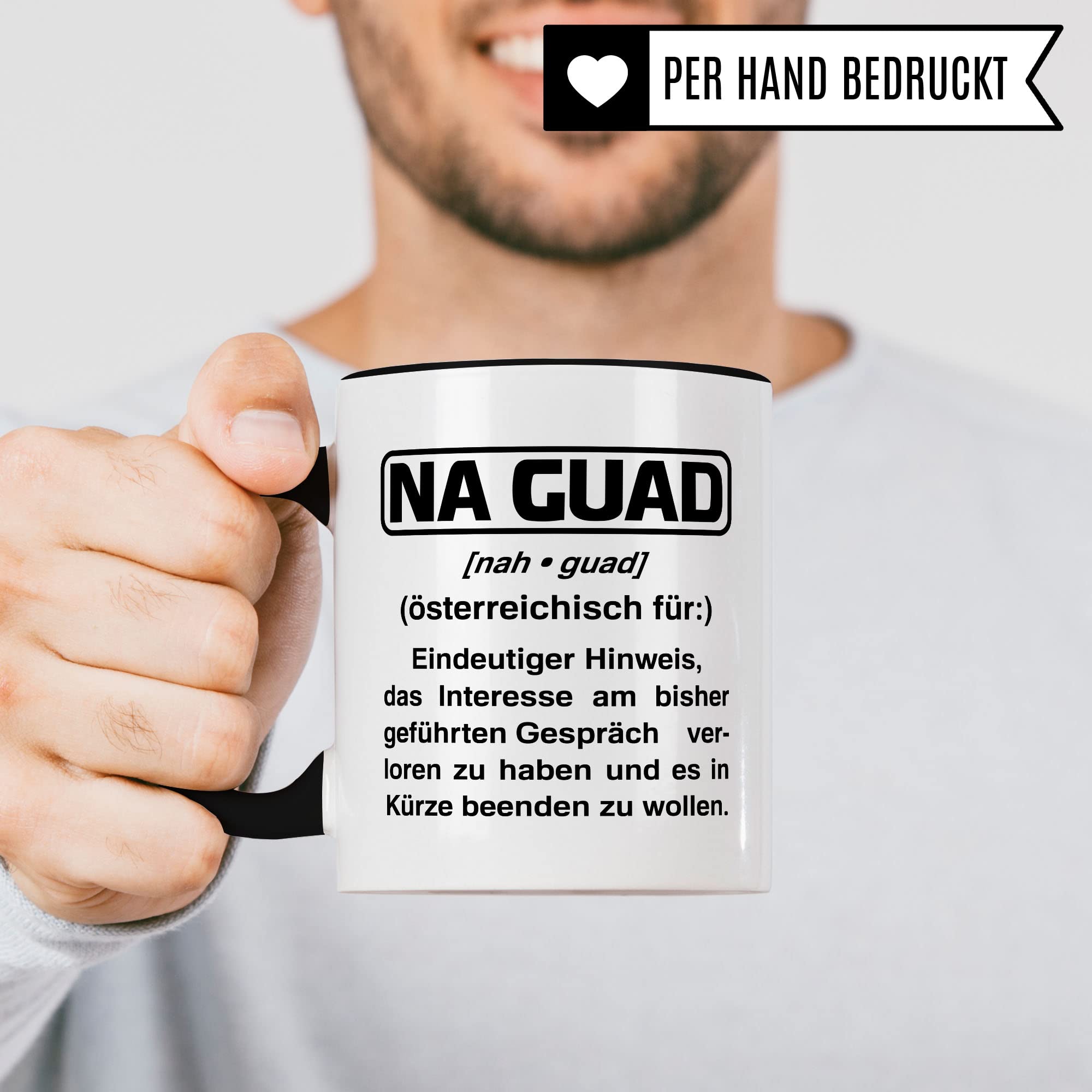 Österreicherisch Tasse Geschenkidee Österreich Kaffeetasse Humor Witz Geschenk für Österreicher Österreicherin Kaffeebecher Definition