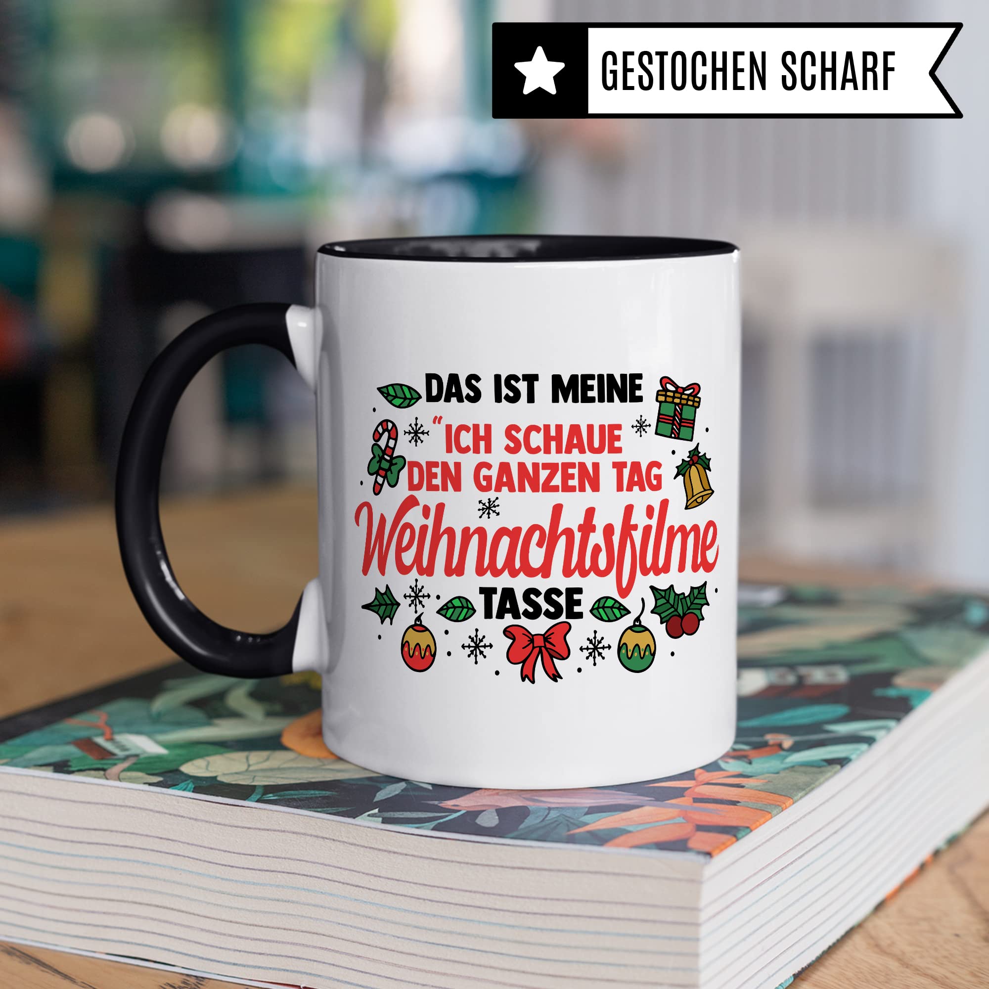Weihnachten Tasse Weihnachts-Filme Kaffee-Becher Teetasse Christmas Glühweintasse Geschenk Geschenkidee Frohe Weihnachten Winter Kaffeetasse Fest Winter weihnachtlich X-Mas Advent Freundin Kollegin