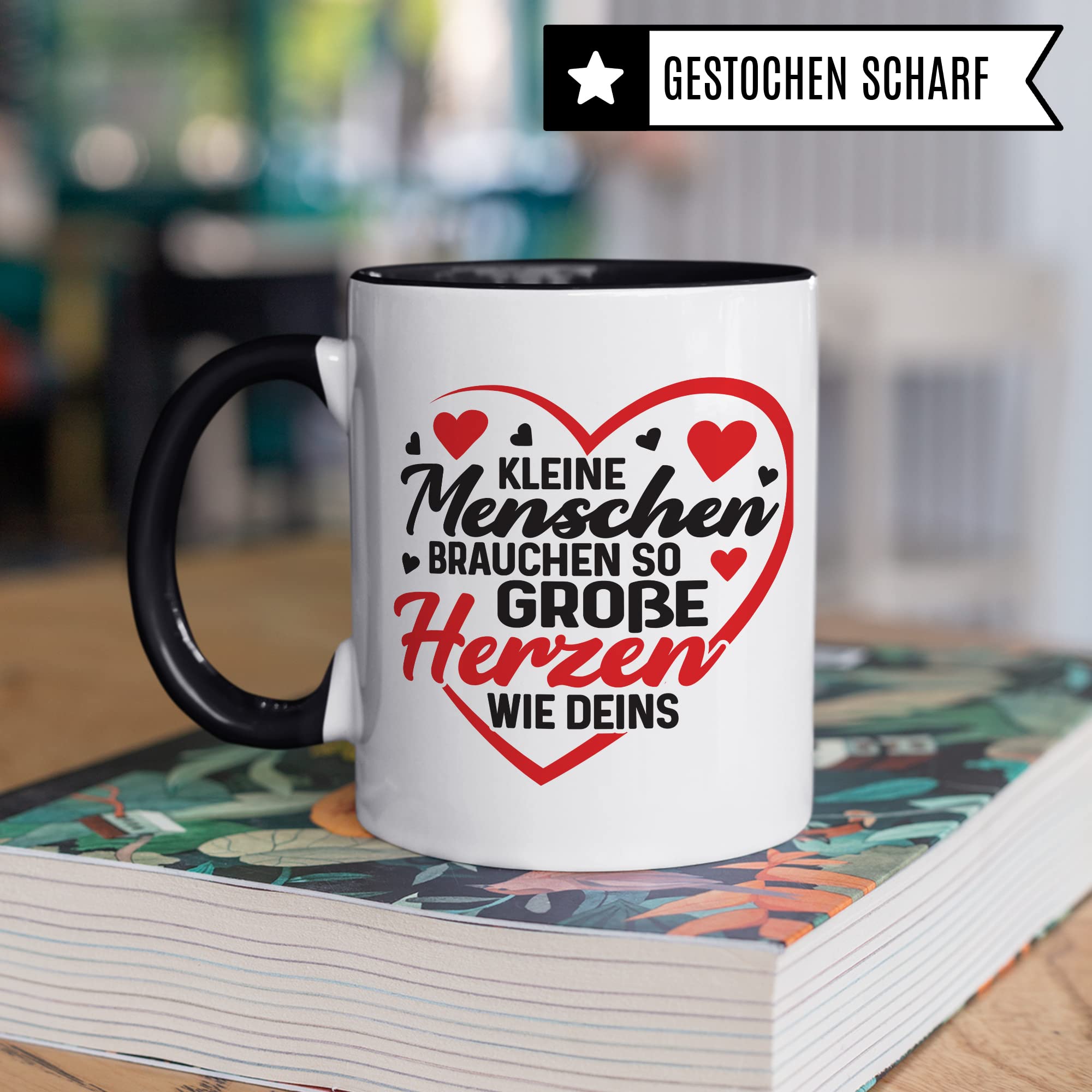 Tasse Erzieherin & Lehrerin Geschenk Kaffee-Tasse Lehrerin Geschenkidee Grundschule Tasse Abschied Kinderpflegerin Abschiedsgeschenk Gymnasium Kaffee-Becher