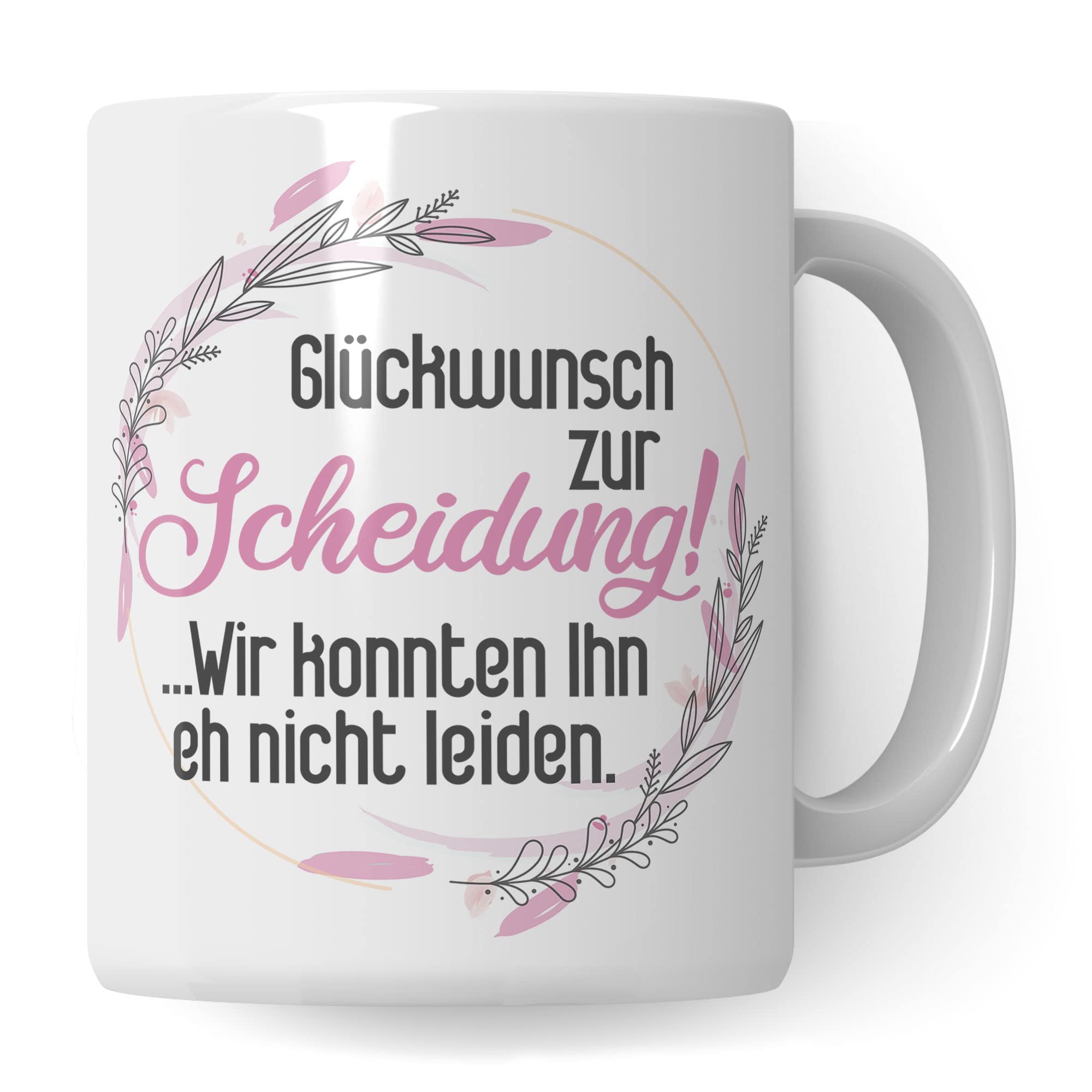Tasse Scheidung, Glückwunsch zur Scheidung, Spruch Scheidungsparty Frau Scheidung Geschenke Frauen Trennung Kaffeetasse