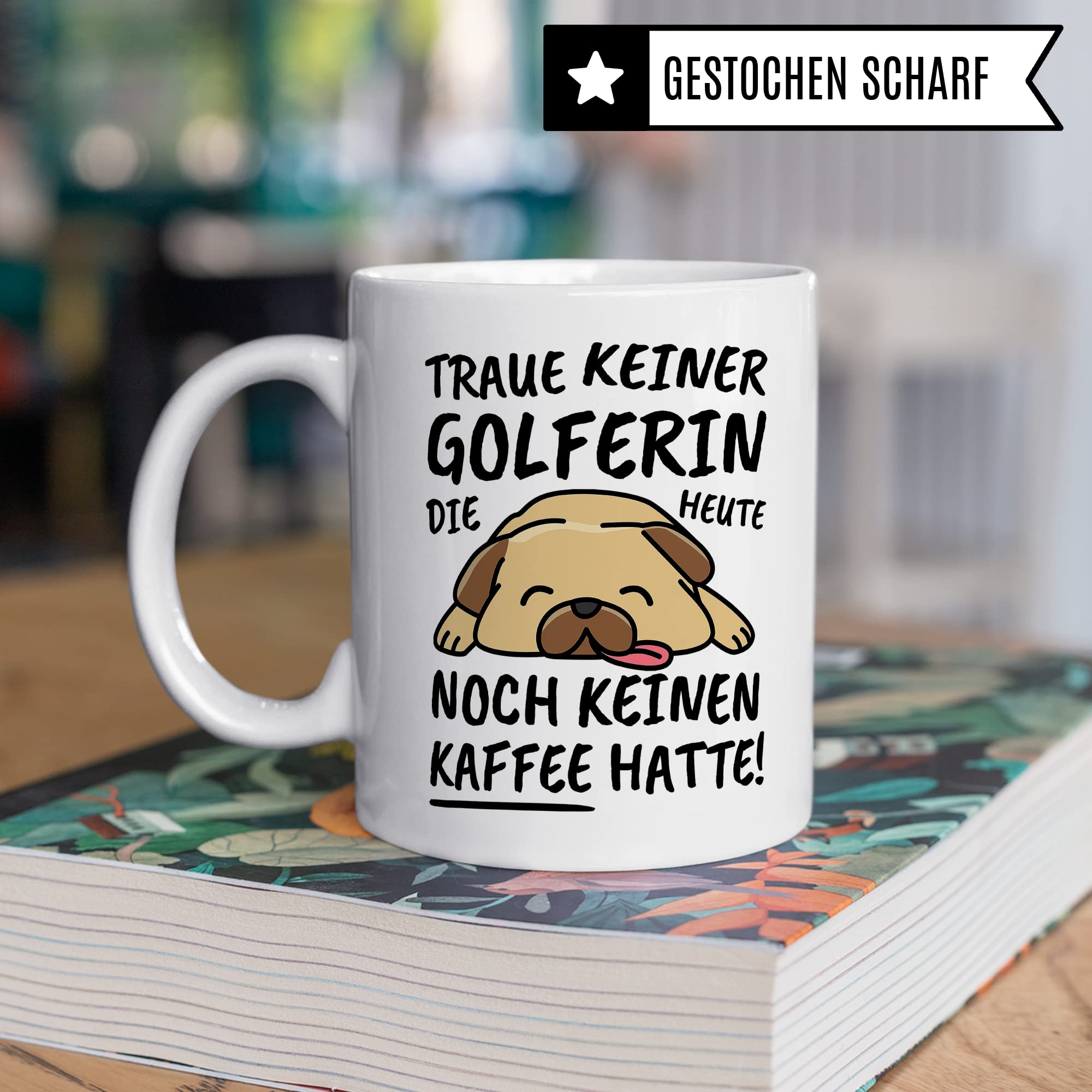 Tasse Golferin lustig Golferin Geschenk Beruf Spruch Kaffeebecher Golferinnen Geschenkidee Golf Sport Golfplatz Golfspielerin Golfer Kaffee-Tasse Teetasse Becher