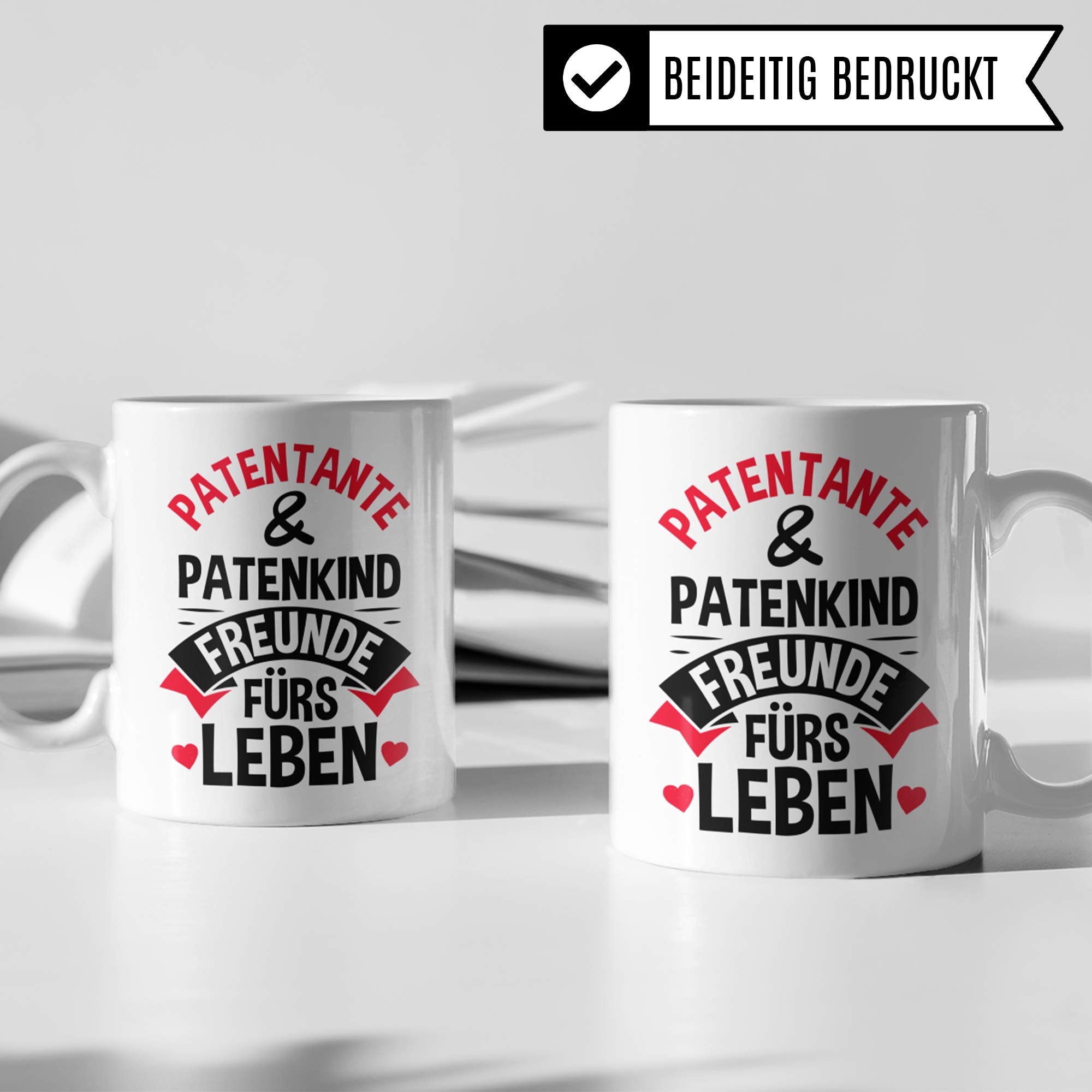 Pagma Druck Geschenk Patentante, Tasse Patentante, Patensohn Patentochter Kaffeetasse, Taufpatin Fragen Becher, Patin Taufpatin Patenkind Geschenkidee Kaffeebecher