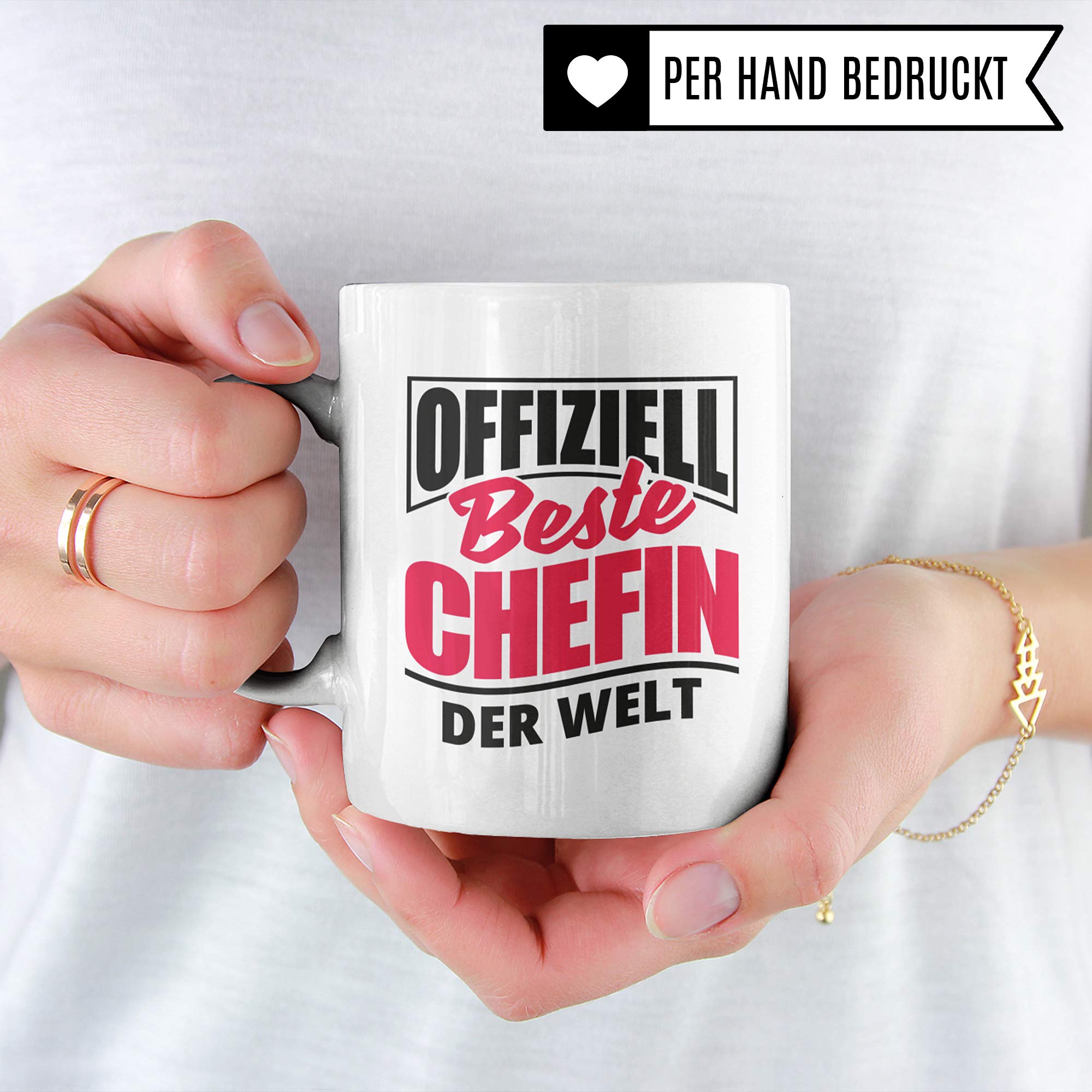 Pagma Druck Geschenk Chefin Tasse, Geschenkideen für Chefin, Beste Chefin der Welt Kaffeetasse, Kaffeebecher Vorgesetzte Leiterin Boss Frauen, Becher Abschied Geburtstag Weihnachten Büro