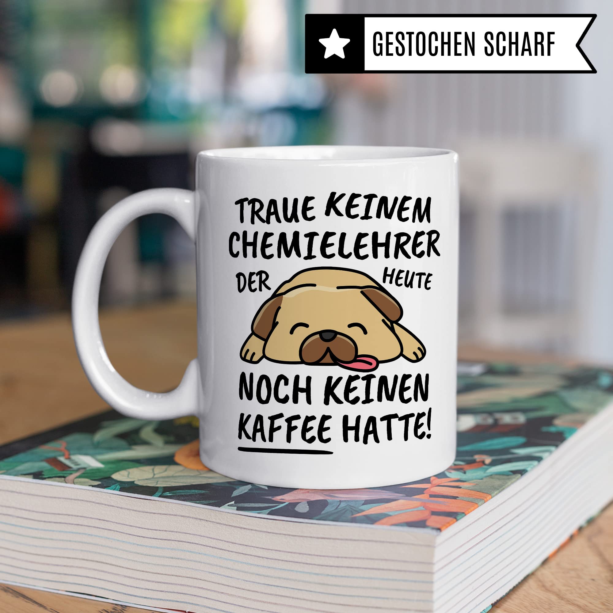 Tasse Chemielehrer lustig Chemielehrer Geschenk Beruf Spruch Kaffeebecher Chemielehrer Geschenkidee Schule Chemie Unterricht Lehrender Kaffee-Tasse Teetasse Becher