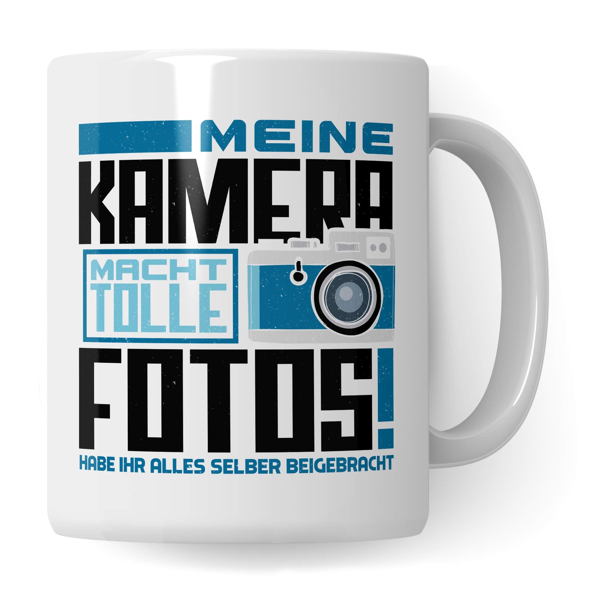 Pagma Druck Fotograf Tasse, Geschenk für Fotografen Becher, Foto Kaffeebecher Photograf, Kaffeetasse Fotografieren Spruch Objektiv Photography Kameramann