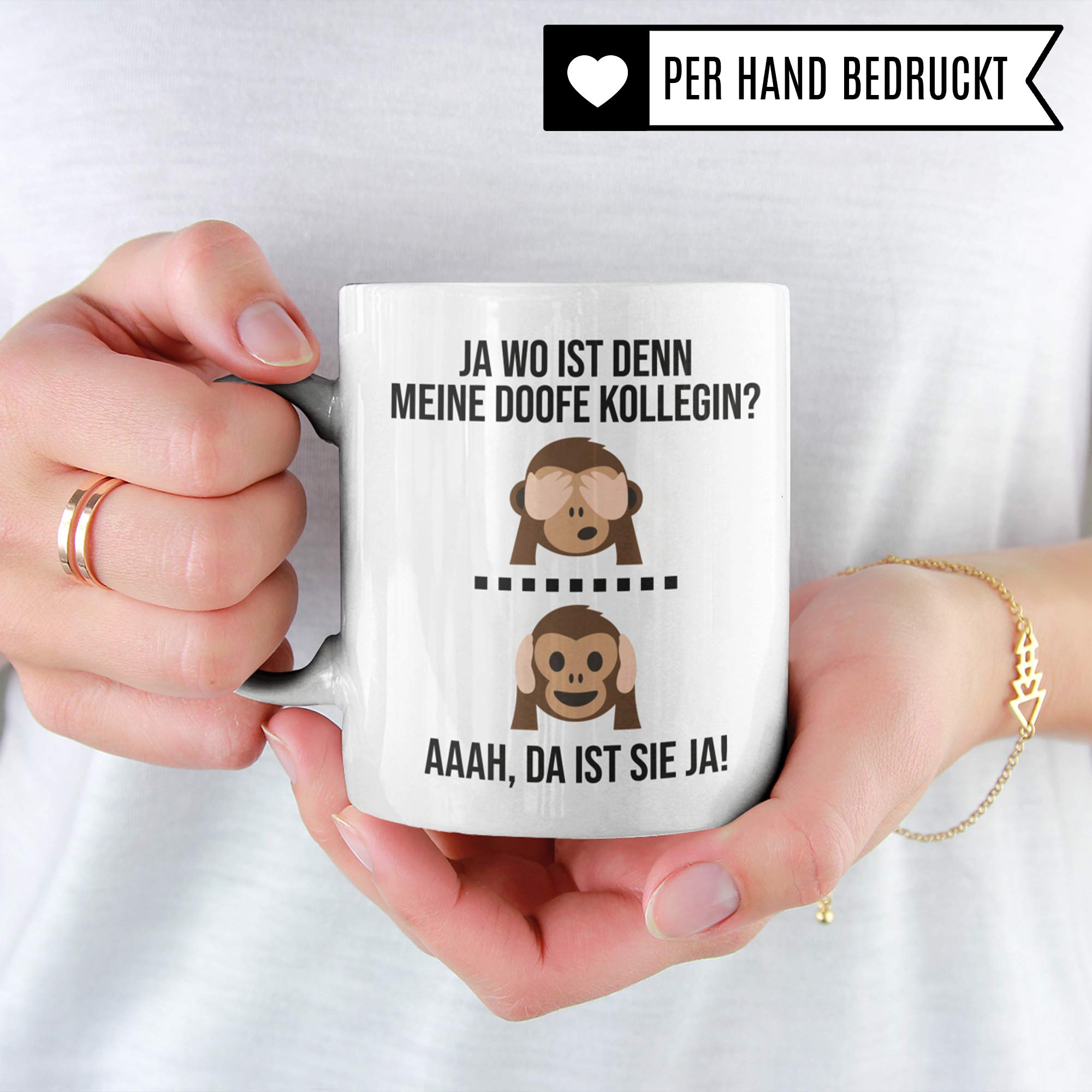 Kollegin Tasse lustig, Kollegin Geschenk Becher, Geschenkidee Büro Arbeitskollegin, Abschied Kaffeebecher beste Kollegin Lieblingskollegin Abschiedsgeschenk Becher Kollege Kaffeetasse