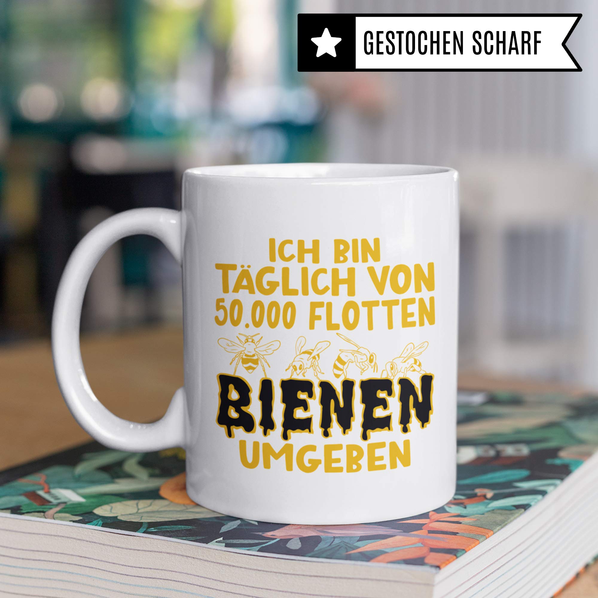 Pagma Druck Tasse Imker, Bienen Geschenk Becher, Imkerei Spruch Honigbiene Kaffeebecher Geschenkidee, Honig Bienenzucht Bienenzüchter Imkern Biene Kaffeetasse lustig