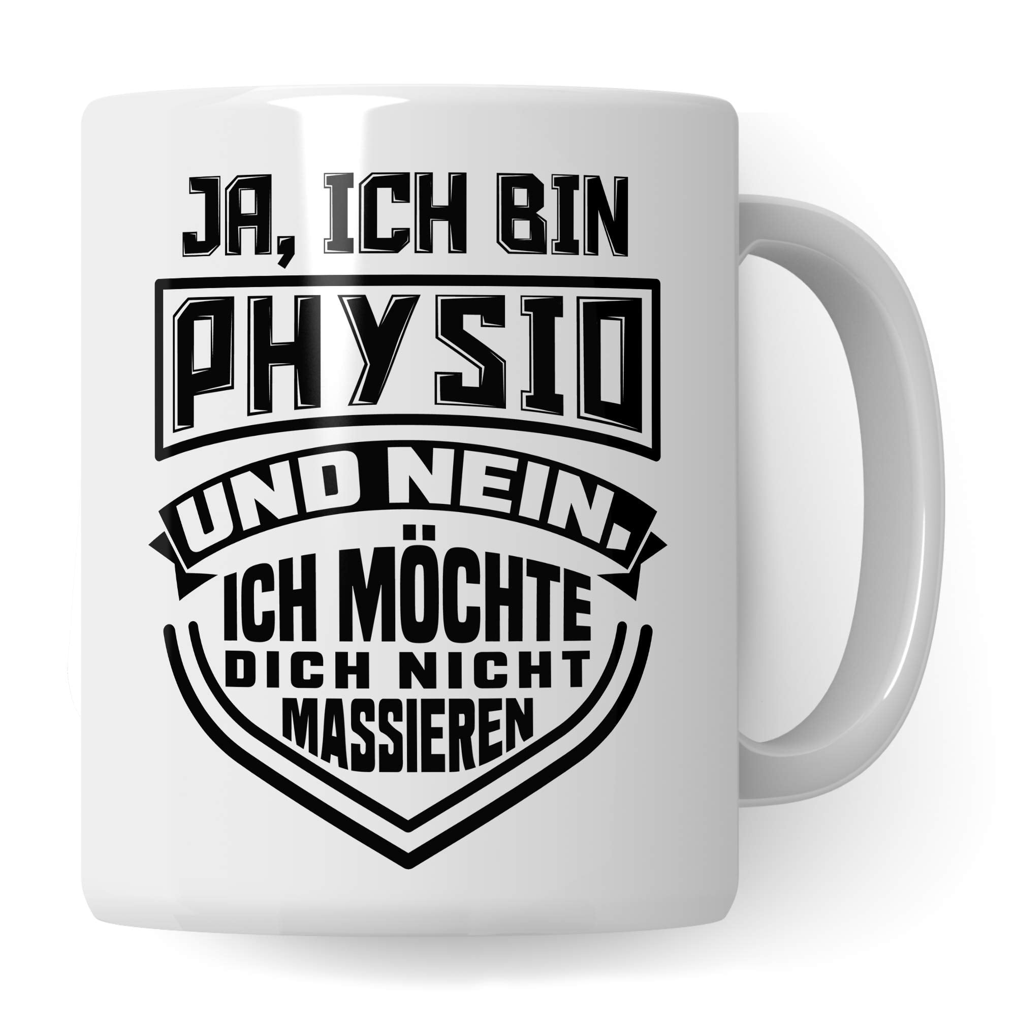 Pagma Druck Physiotherapie Tasse, Physiotherapeuten Geschenke Kaffeetasse Spruch, Physio Physiotherapeutin, Krankengymnastik Physiotherapeuten Geschenkidee Becher