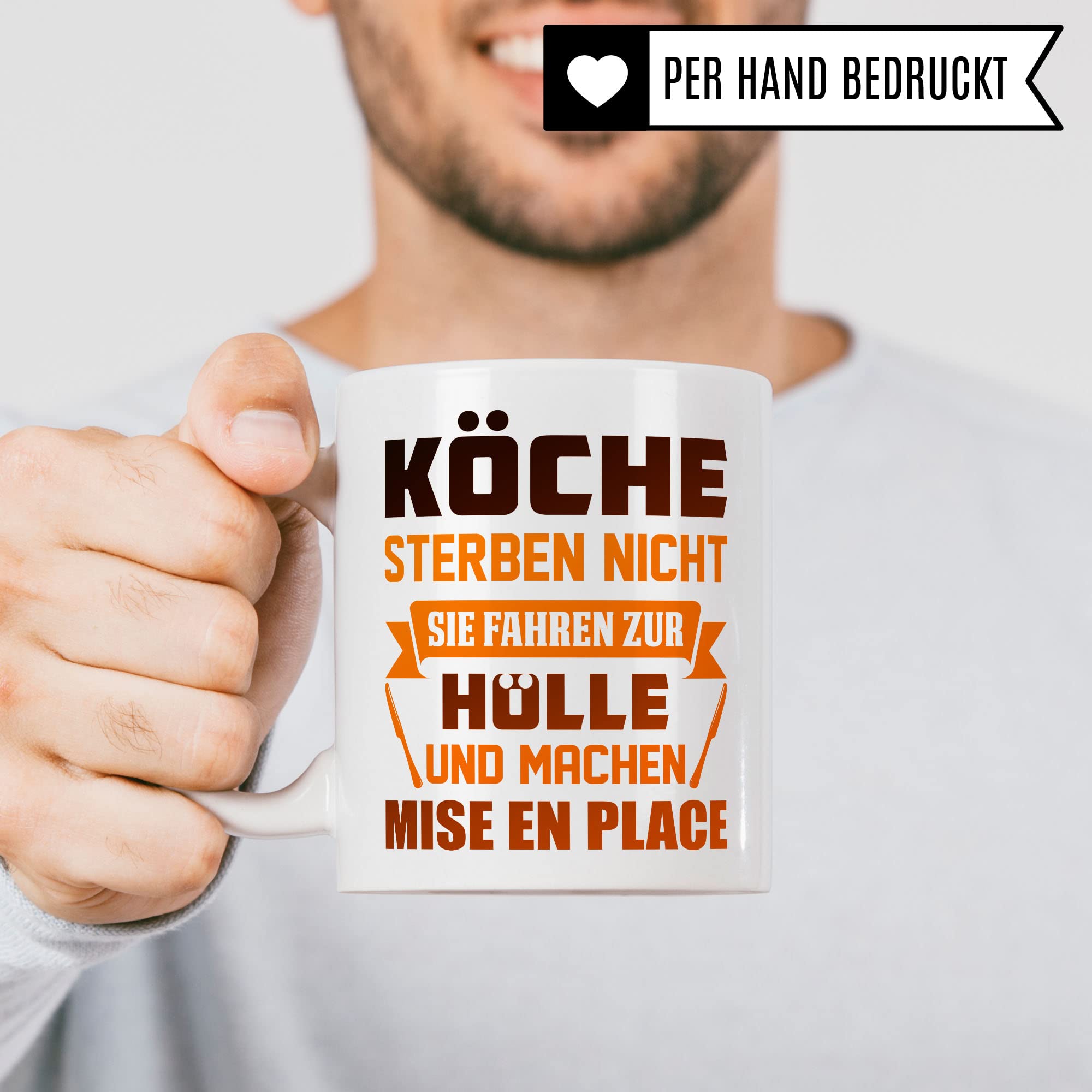 Koch Tasse, Hobbykoch Geschenkidee, Küchenchef Teetasse, Chef Becher, Kaffeetasse Humor Witz Geschenk für Köche, Küche Kaffeebecher