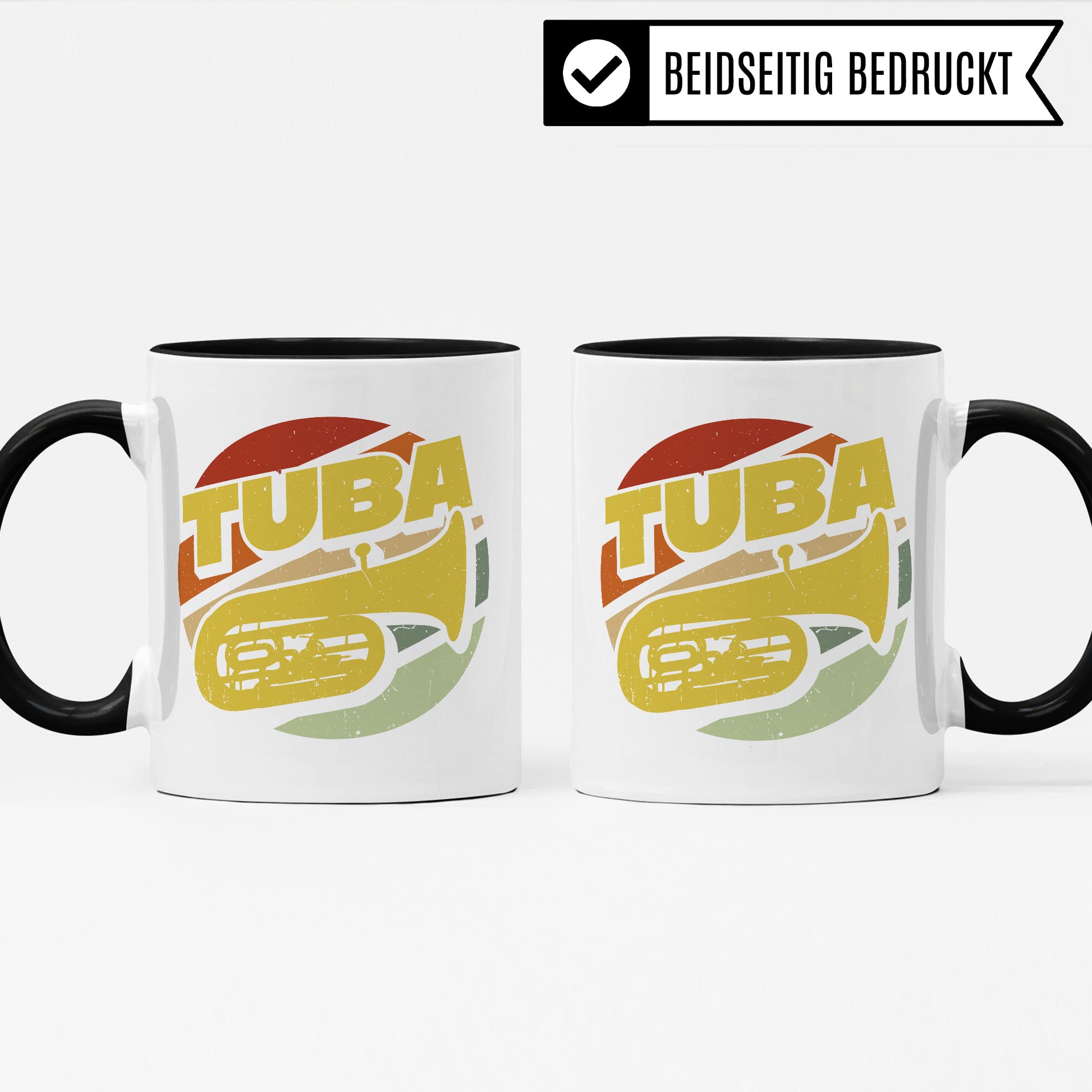 Tuba Tasse Geschenkidee Kaffeetasse Geschenk für Tubaspieler Kaffeebecher Bigband Becher