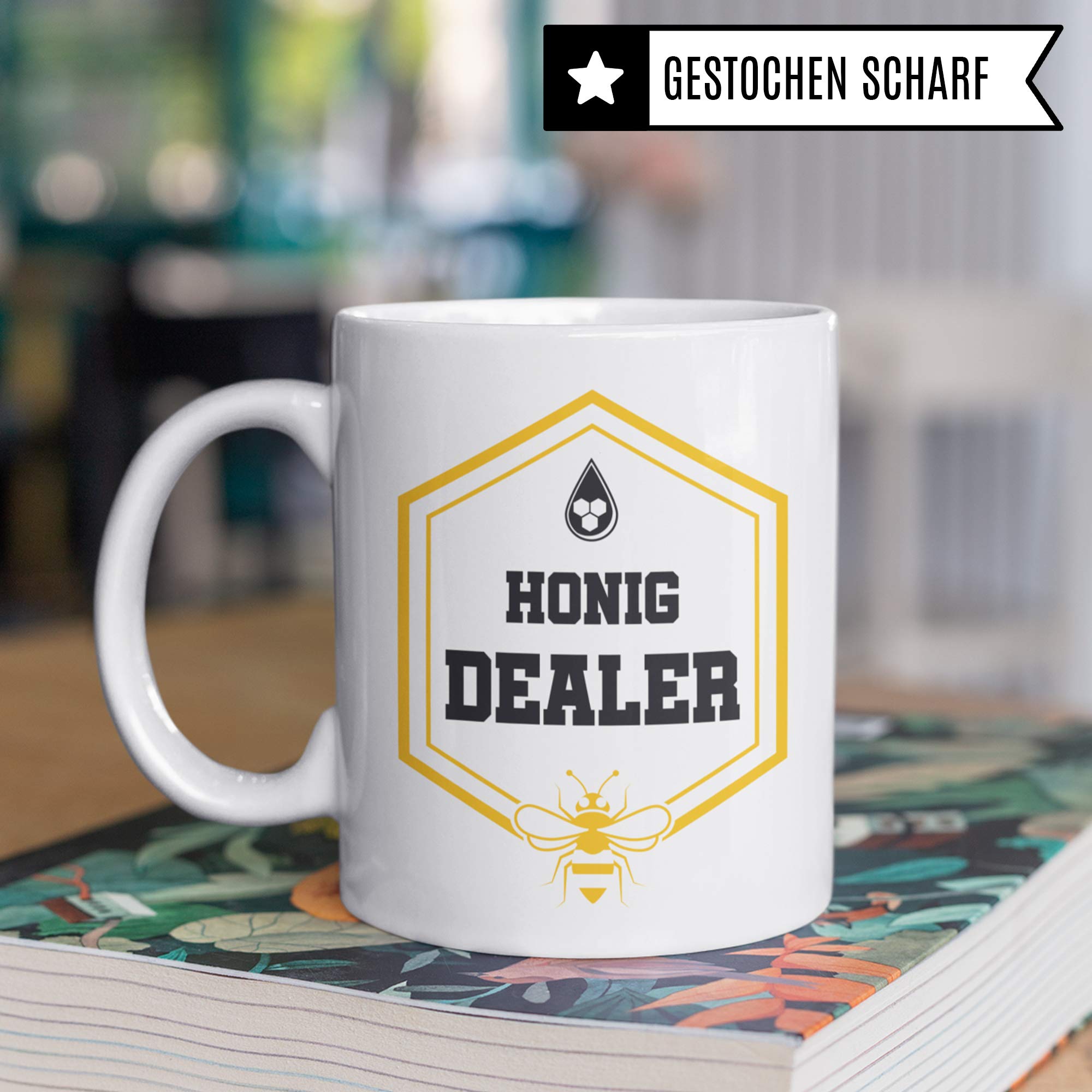 Pagma Druck Bienen Imker Geschenk Becher, Imker Tasse, Imkerei Spruch Honigbiene Kaffeebecher Geschenkidee, Honig Bienenzucht Bienenzüchter Imkern Biene Kaffeetasse lustig