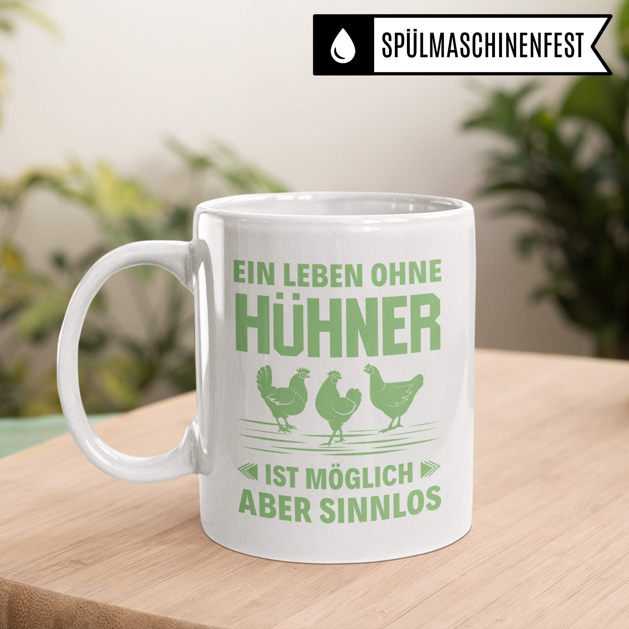 Pagma Druck Hühner Tasse Geschenk, Huhn Geschenkidee, Hühner Spruch Becher, Hühnerstall Hühnerhof Henne, Hahn Glucke Kaffeetasse Kaffeebecher Witz