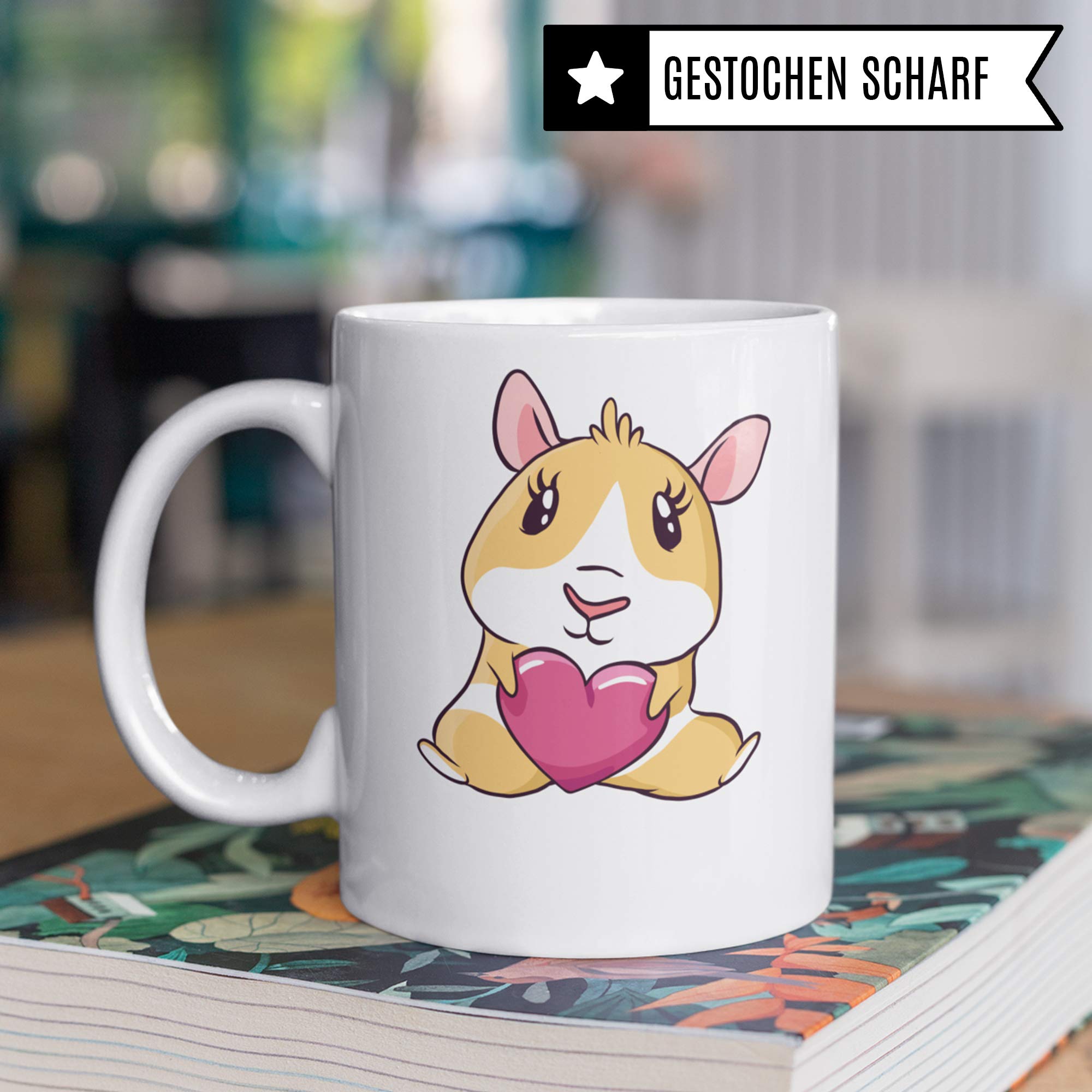 Tasse mit Spruch Meerschweinchen Tier Geschenk Kaffeetasse - Kaffeebecher für Meerschweinchen Fans Geschenkidee