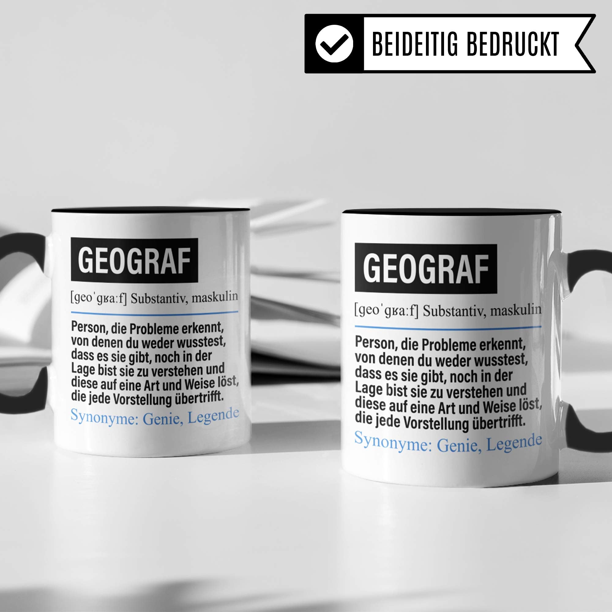 Pagma Druck Tasse Geograf lustig, Geograf Geschenk, Spruch Geografie Kaffeebecher Geschenkidee, Kaffeetasse Beruf Erdkunde Geograph Teetasse Geographie Becher