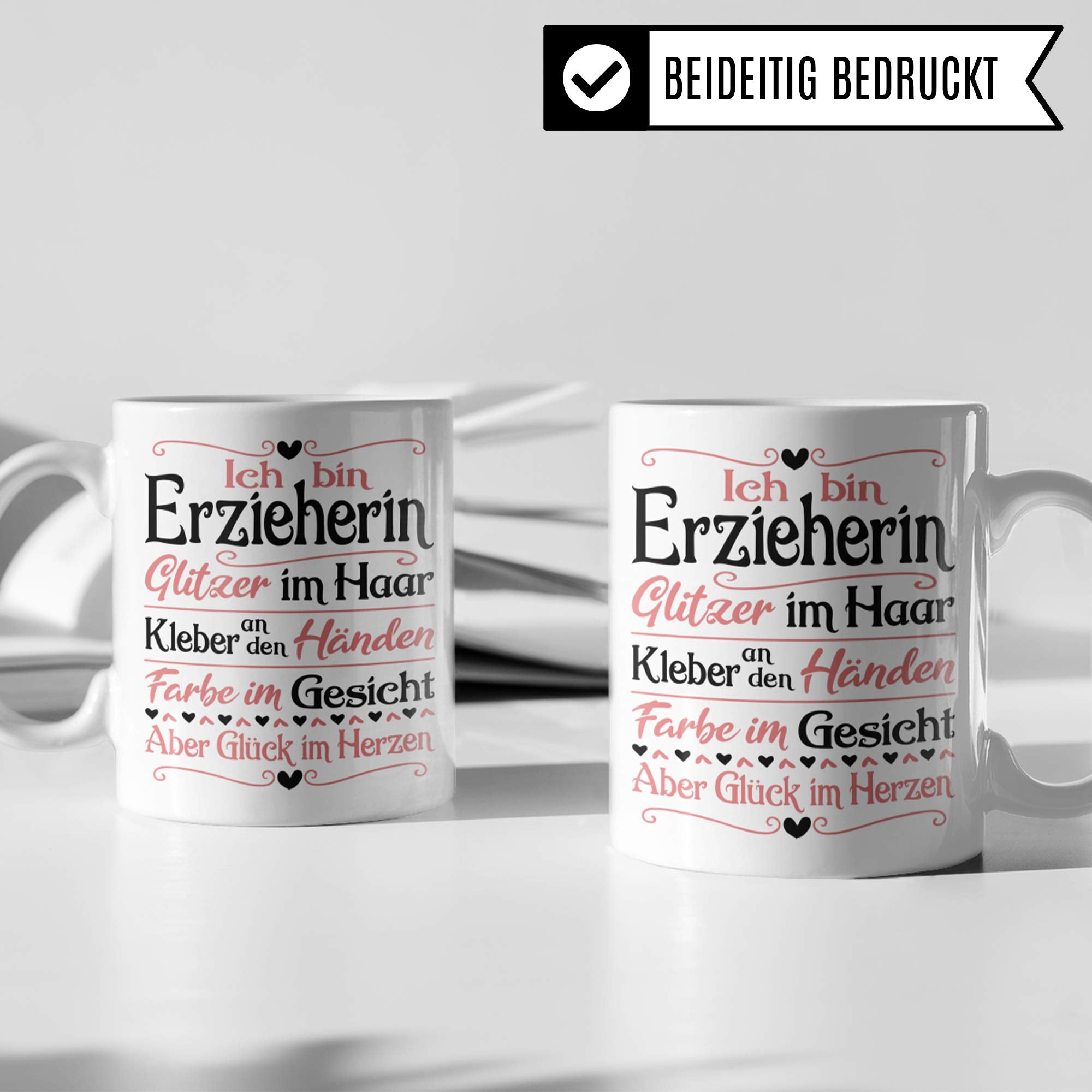 Pagma Druck Erzieherin Geschenk, Tasse Erzieherin Abschiedsgeschenk Kindergarten Becher, Erzieher Tasse Kaffeetasse, Geschenkidee für Erzieherin Abschied, Kaffeebecher Kindergärtnerin Kita